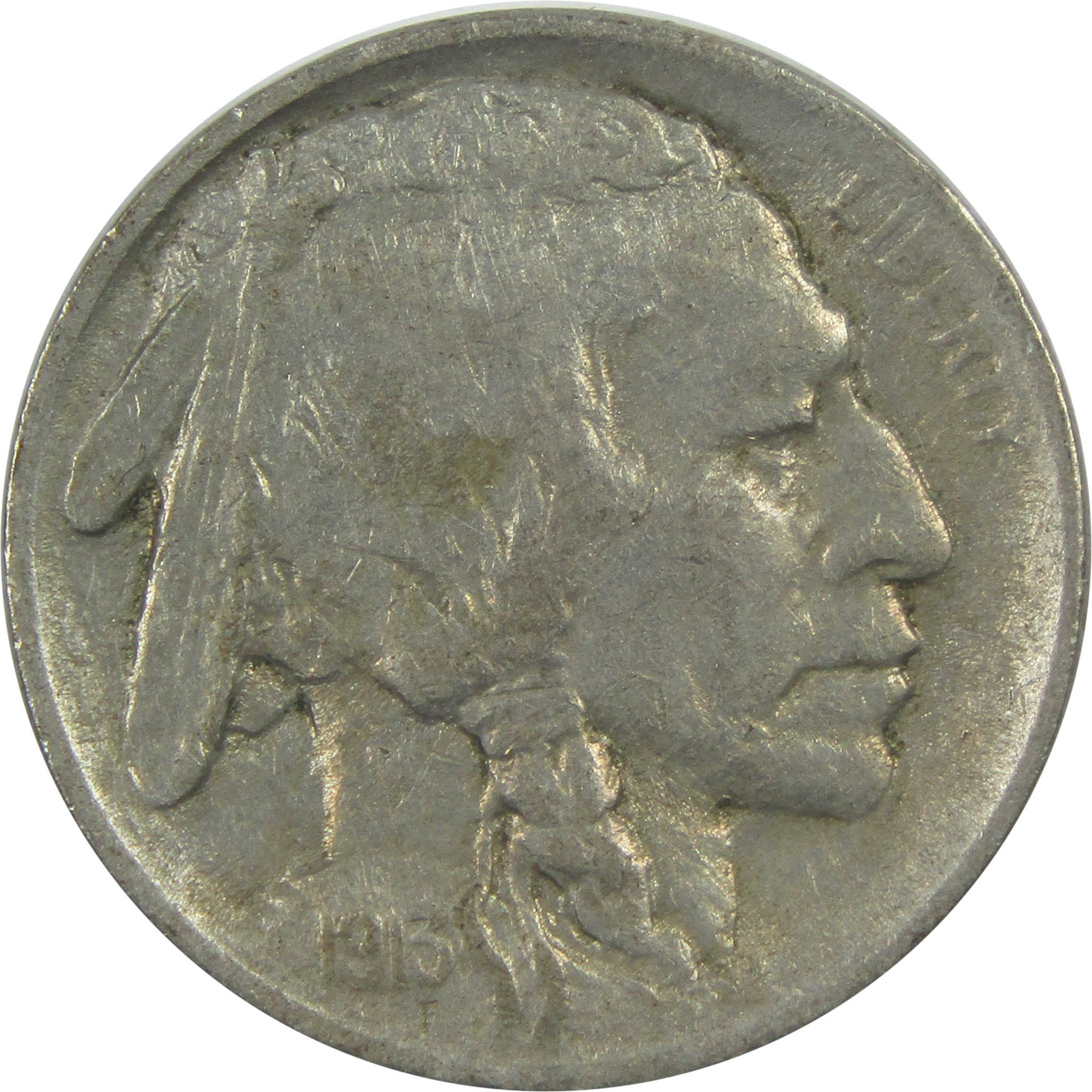 1913 Type 1 Indian Head Buffalo Nickel XF EF Extremely Fine SKU:I15500