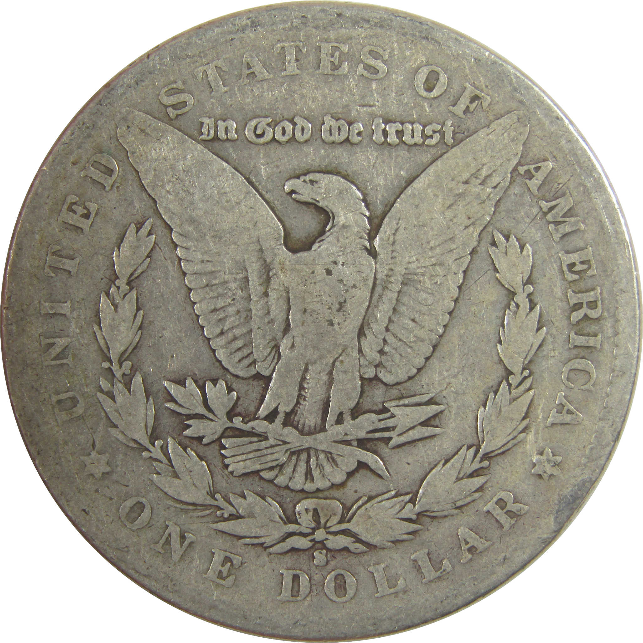 1896 S Morgan Dollar G Good Silver $1 Coin SKU:I20961 - Morgan coin - Morgan silver dollar - Morgan silver dollar for sale - Profile Coins &amp; Collectibles