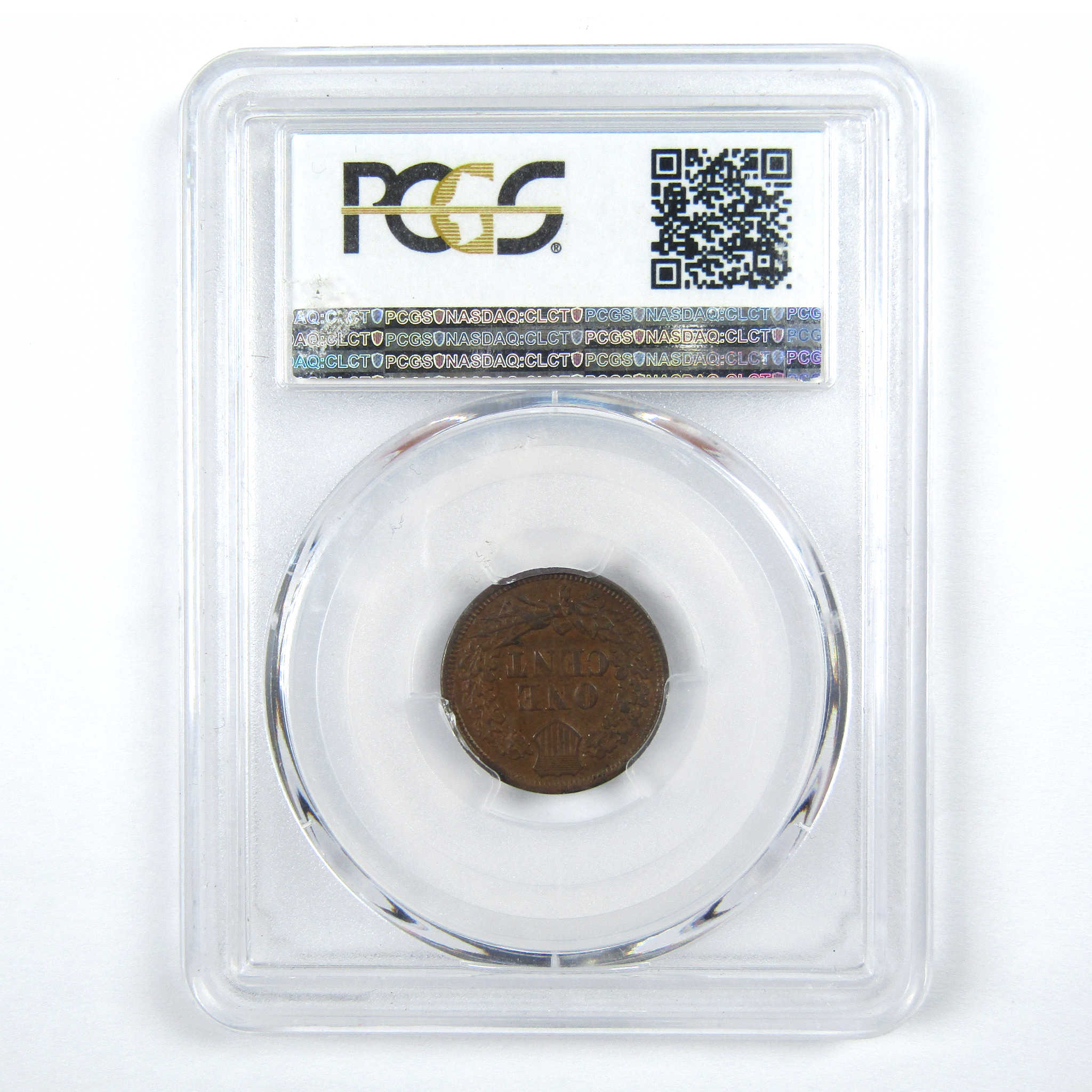 1867 Indian Head Cent AU 50 PCGS Penny 1c Coin SKU:I12824