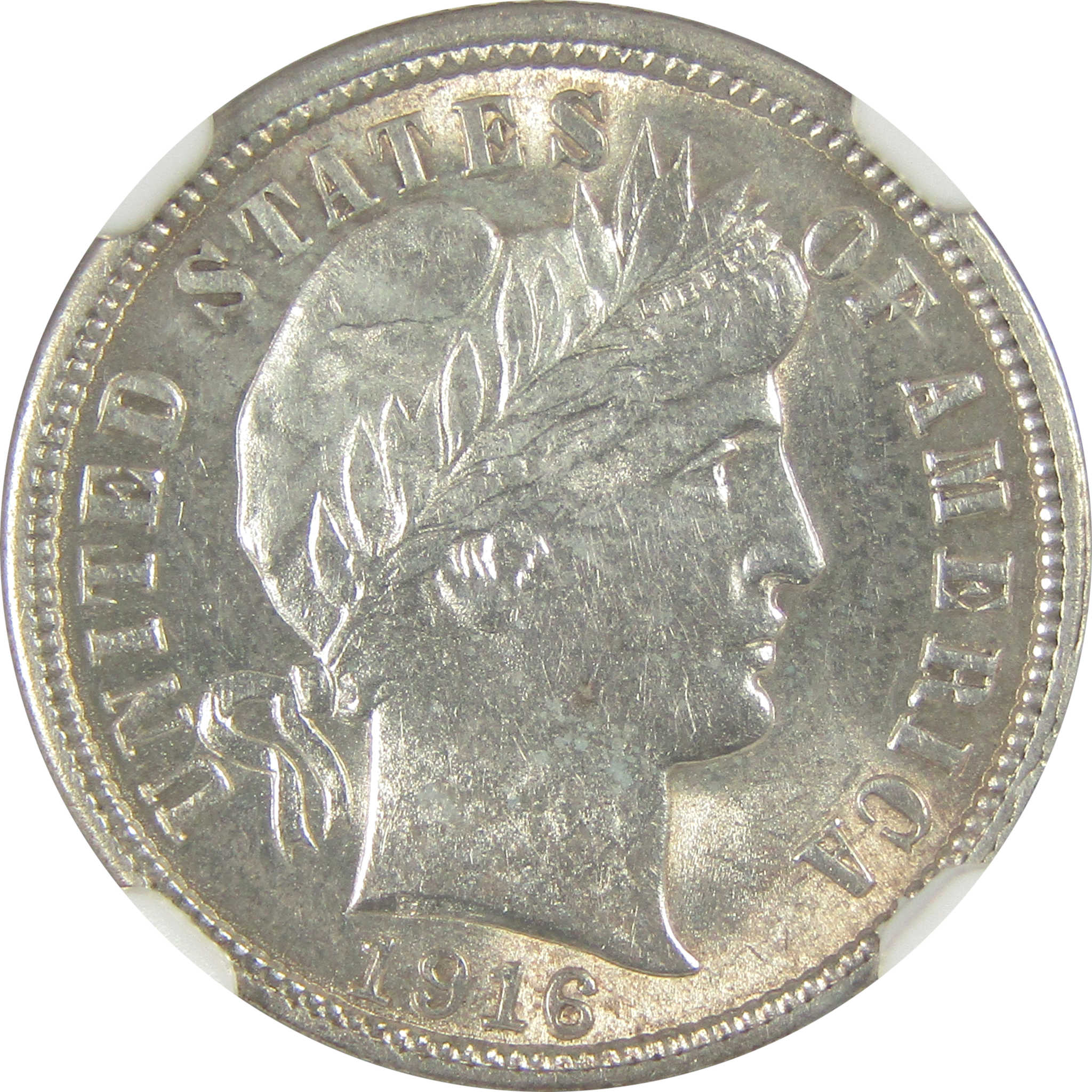 1916 Barber Dime MS 61 NGC Silver Uncirculated 10c Coin SKU:I19584