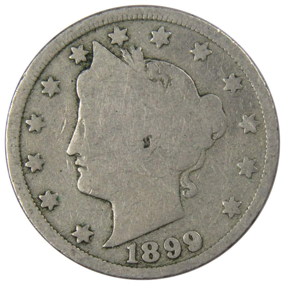 1899 Liberty Head V Nickel 5c Coin