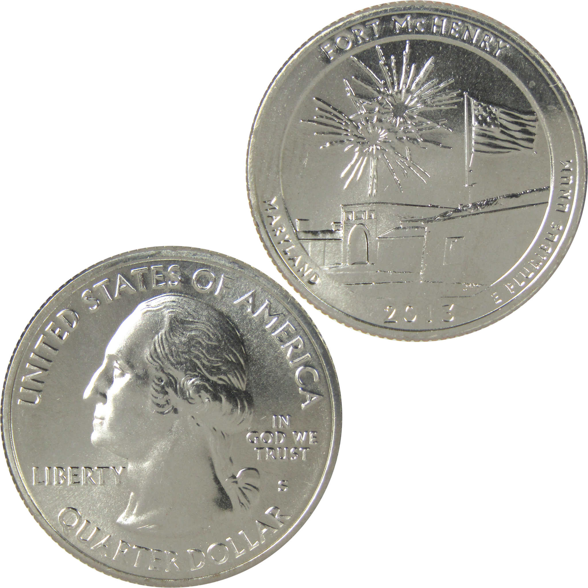 2013 S Fort McHenry National Monument Quarter Uncirculated Clad 25c