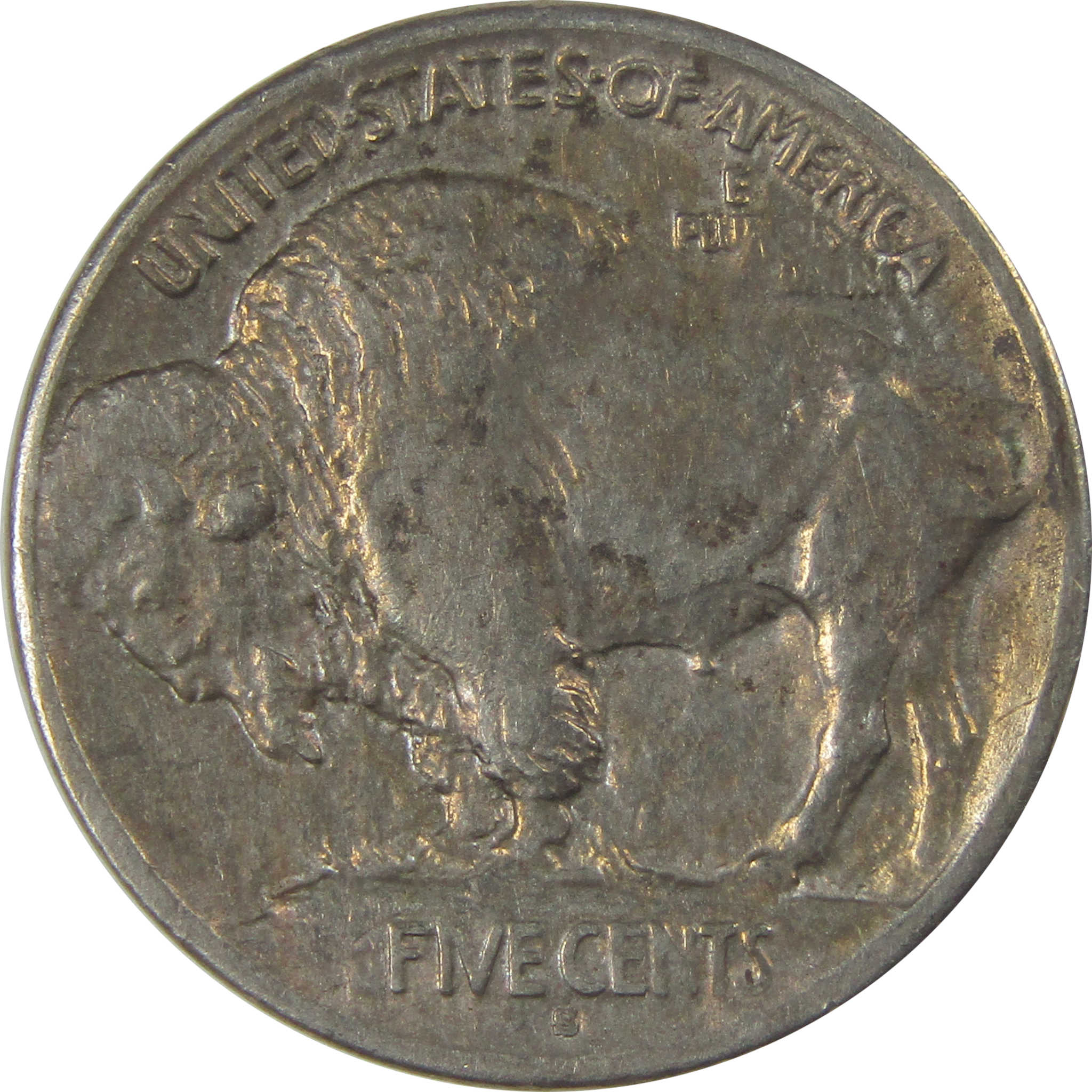 1913 S Type 1 Buffalo Nickel VF Very Fine Details 5c Coin SKU:I22890