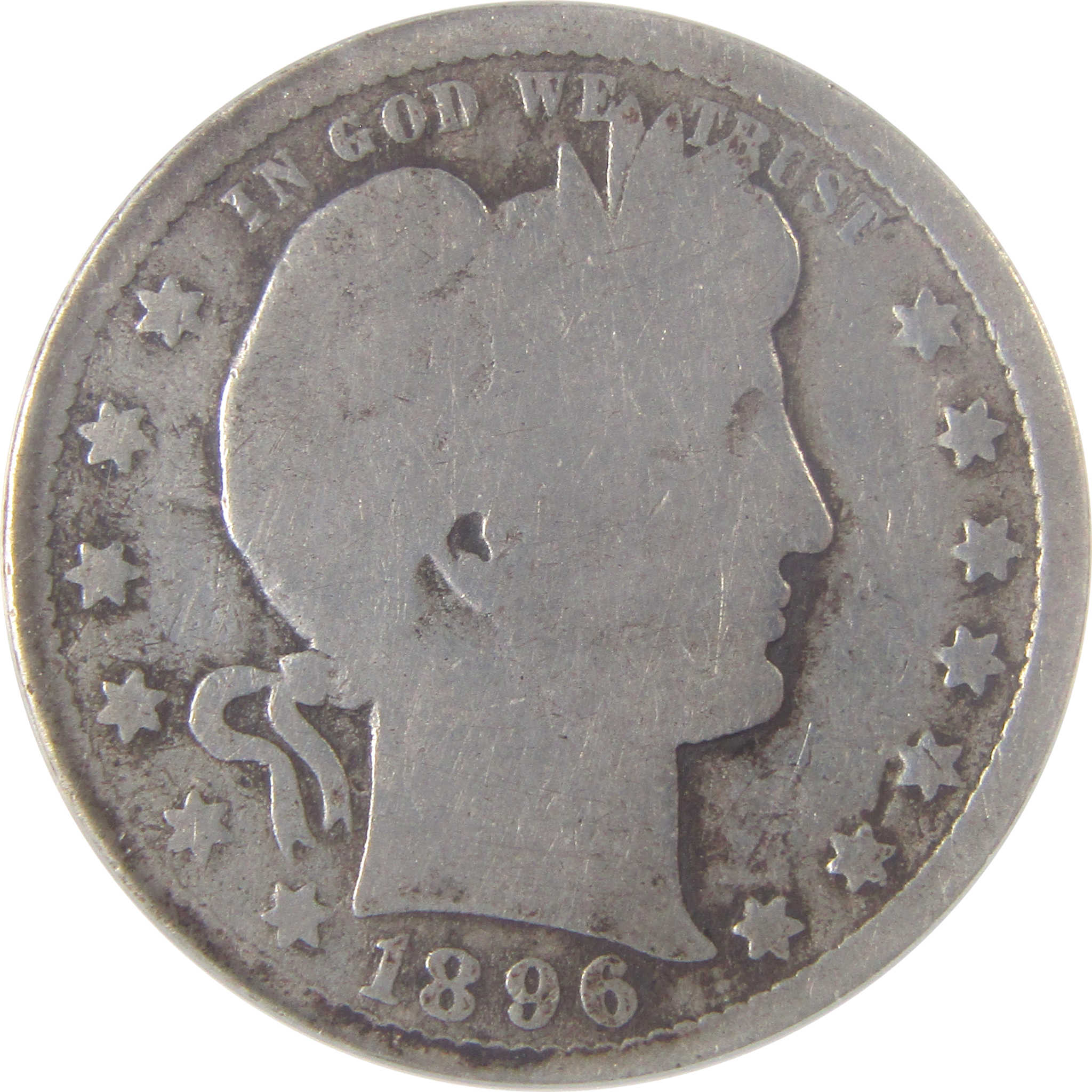 1896 O Barber Quarter G 6 ANACS Silver 25c Coin SKU:I17434