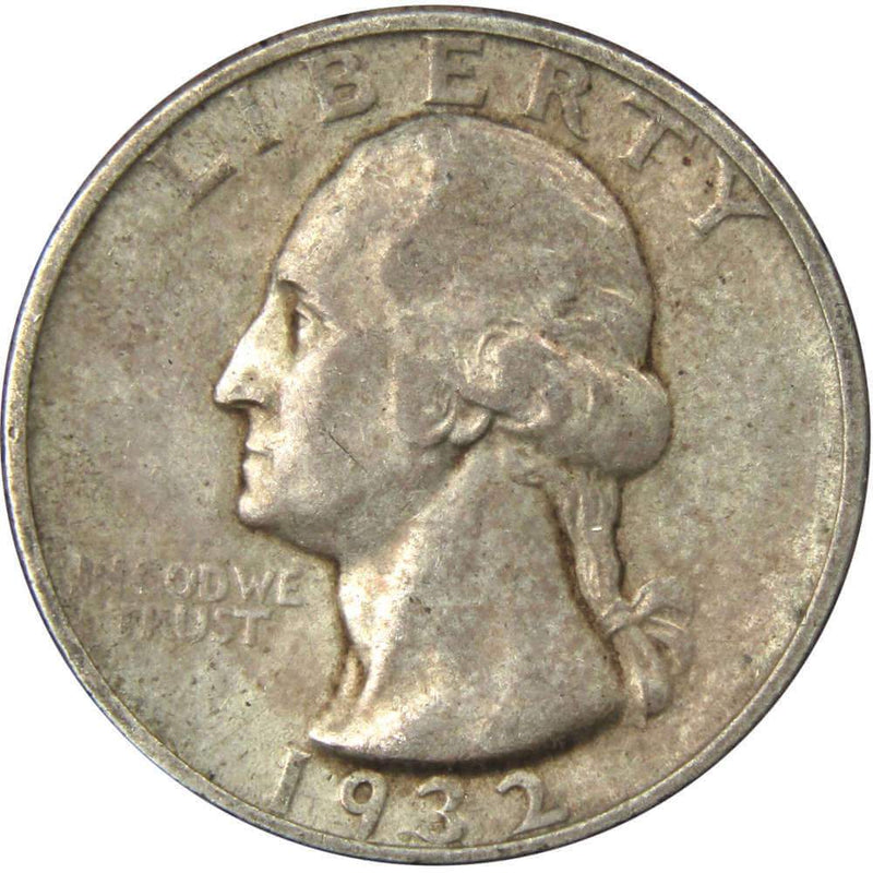 1932 Washington Quarter XF EF Extremely Fine 90% Silver 25c US Coin Collectible