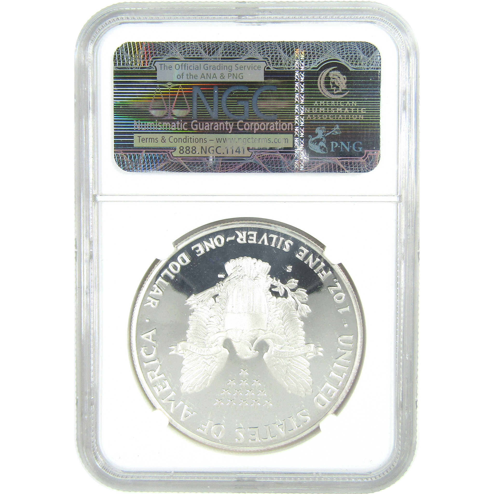 1992 S American Silver Eagle PF 69 UCAM NGC Proof $1 SKU:CPC9586