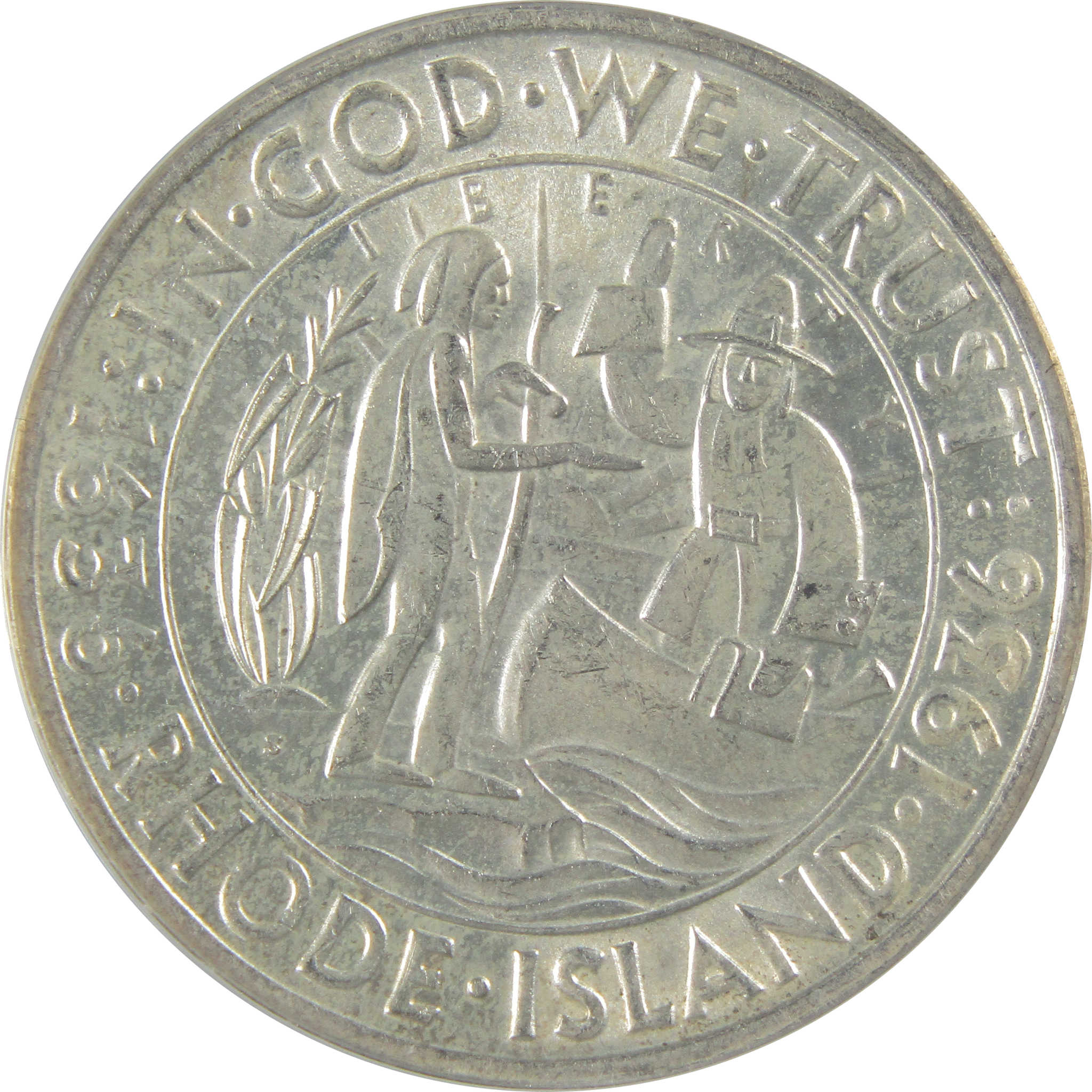 Providence Rhode Island Tercentenary 50C 1936 S MS 64 ANACS SKU:CP157