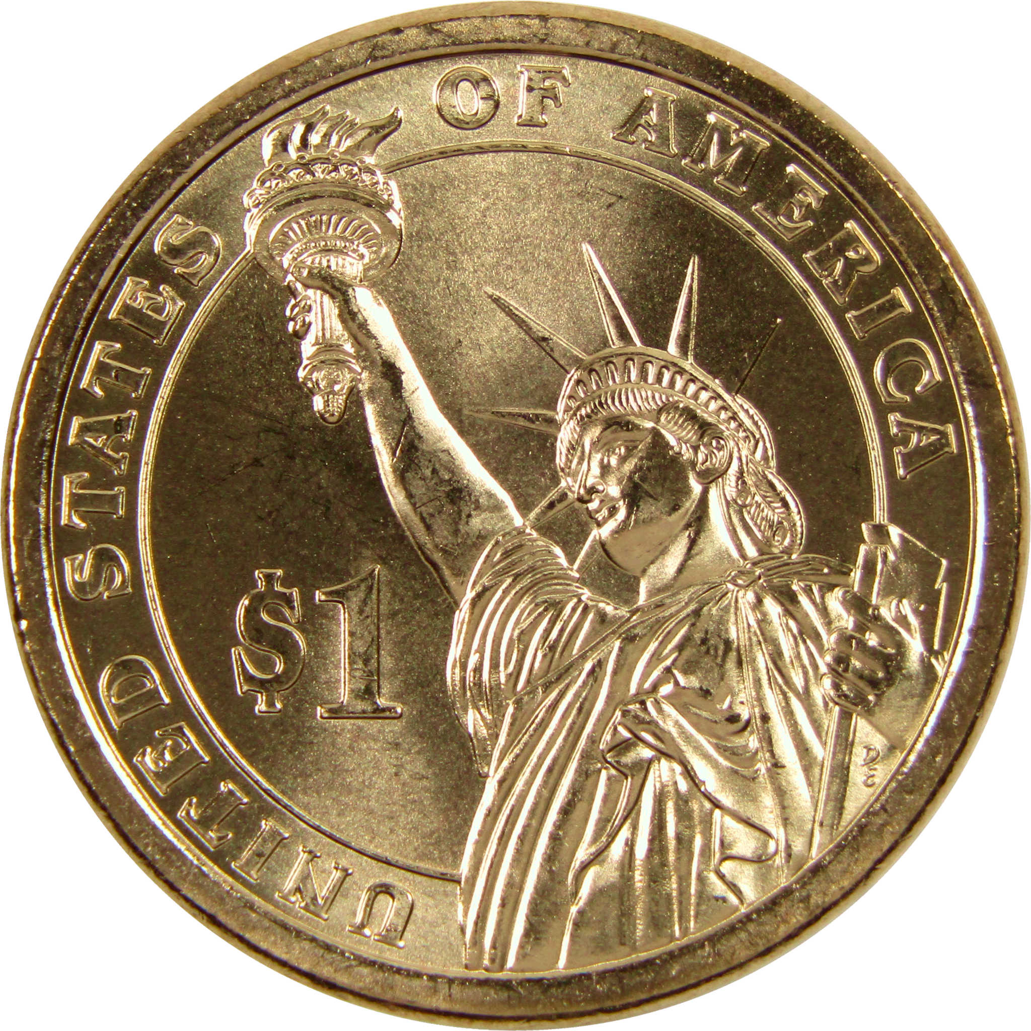 2007 P John Adams Presidential Dollar BU Uncirculated $1 Coin