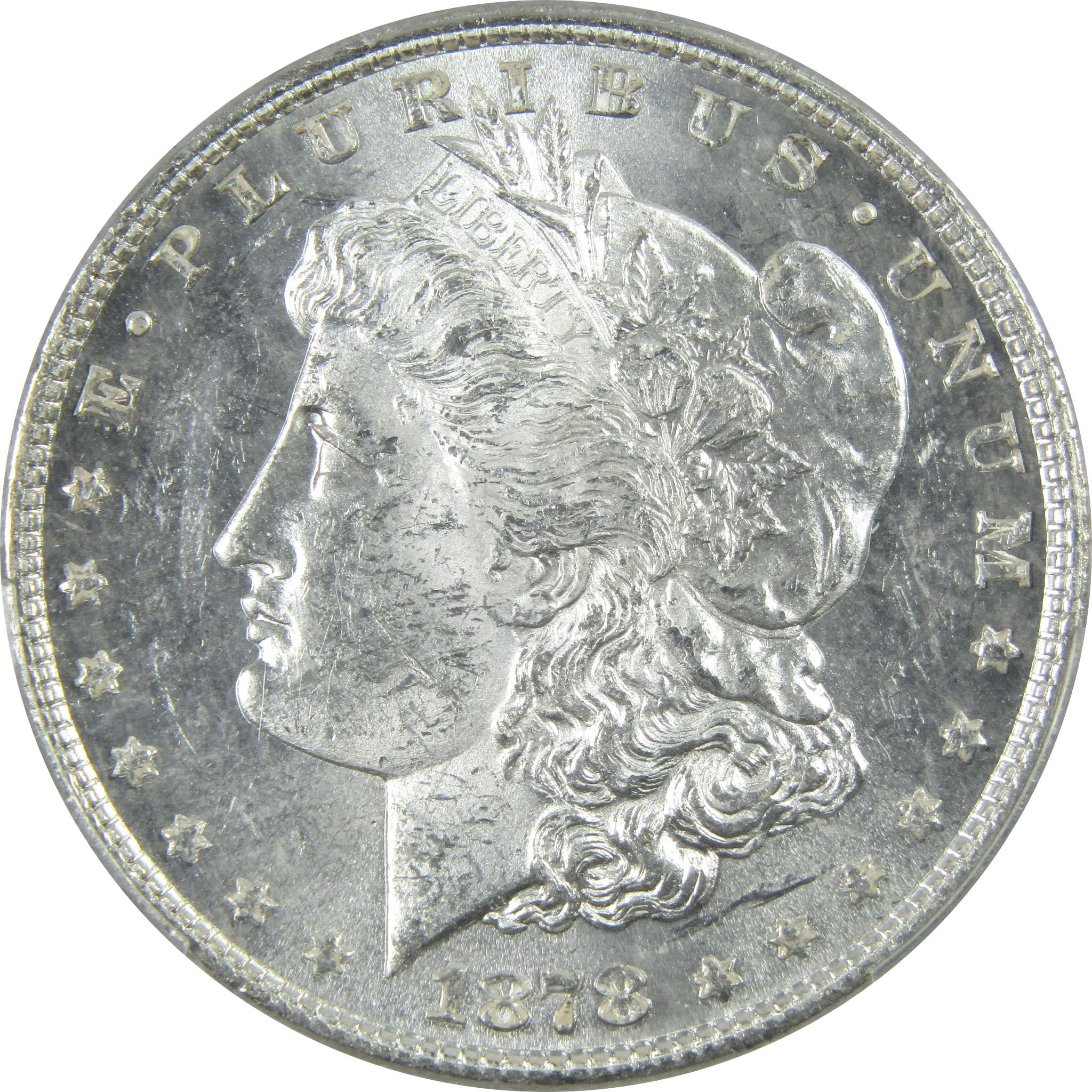 1878 8TF Morgan Dollar MS 62 PCGS Silver $1 Uncirculated SKU:I14845 - Morgan coin - Morgan silver dollar - Morgan silver dollar for sale - Profile Coins &amp; Collectibles