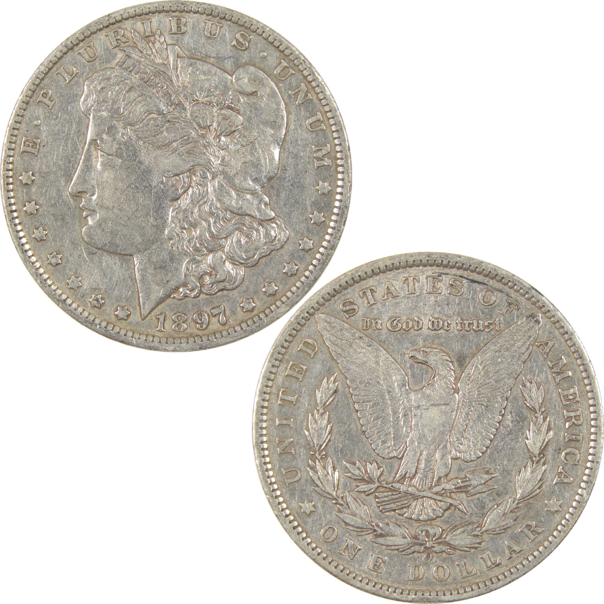 1897 O Morgan Dollar XF EF Extremely Fine Silver $1 Coin SKU:I11342 - Morgan coin - Morgan silver dollar - Morgan silver dollar for sale - Profile Coins &amp; Collectibles