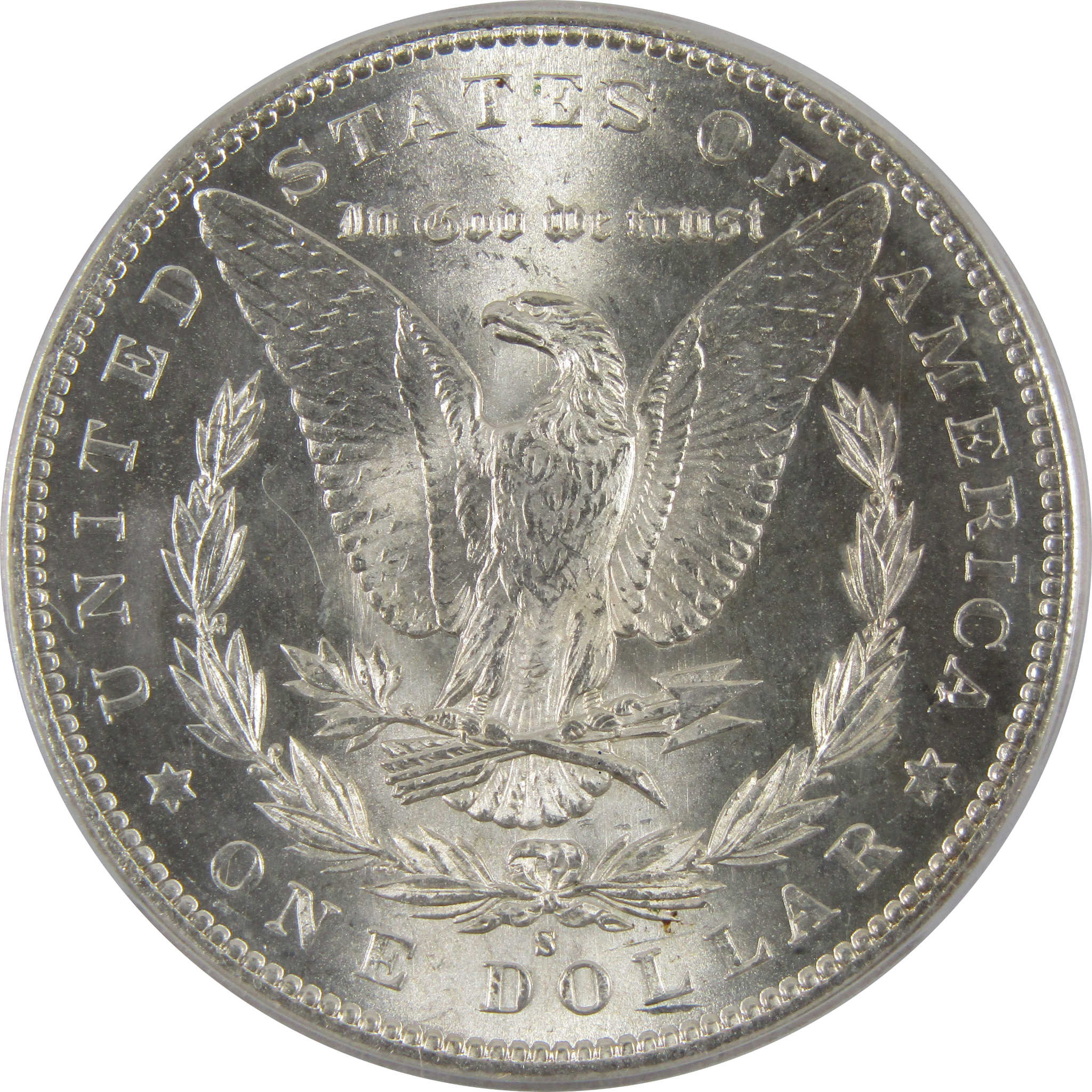 1897 S Morgan Dollar MS 64 ICG 90% Silver $1 Uncirculated SKU:I8685 - Morgan coin - Morgan silver dollar - Morgan silver dollar for sale - Profile Coins &amp; Collectibles