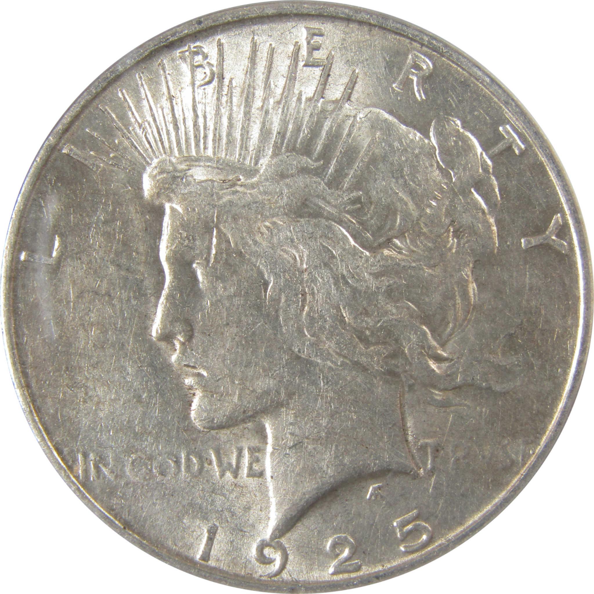1925 S Peace Silver Dollar EF 45 ANACS $1 Coin SKU:I24995