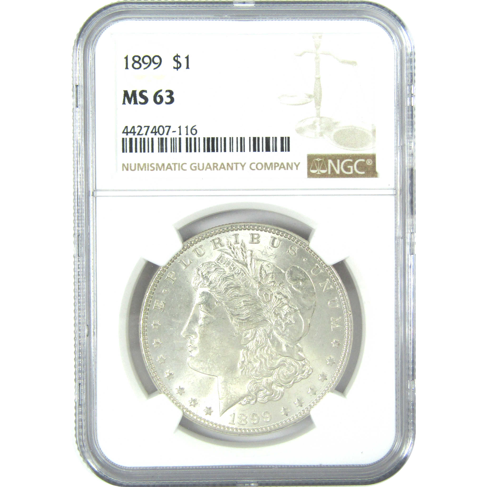 1899 Morgan Dollar MS 63 NGC Silver $1 Uncirculated Coin SKU:I16440 - Morgan coin - Morgan silver dollar - Morgan silver dollar for sale - Profile Coins &amp; Collectibles