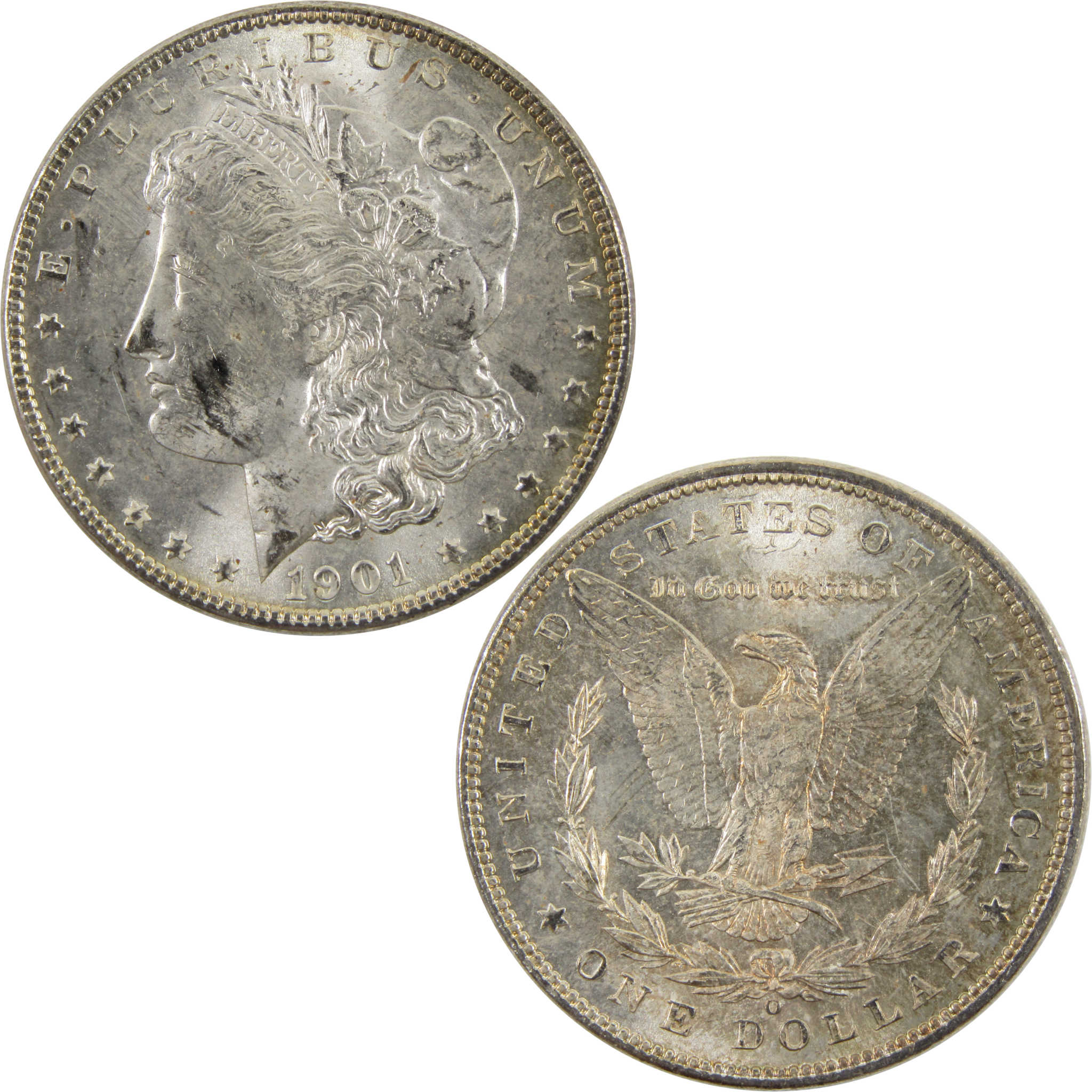 1901 O Morgan Dollar Uncirculated Details 90% Silver $1 SKU:I10461 - Morgan coin - Morgan silver dollar - Morgan silver dollar for sale - Profile Coins &amp; Collectibles