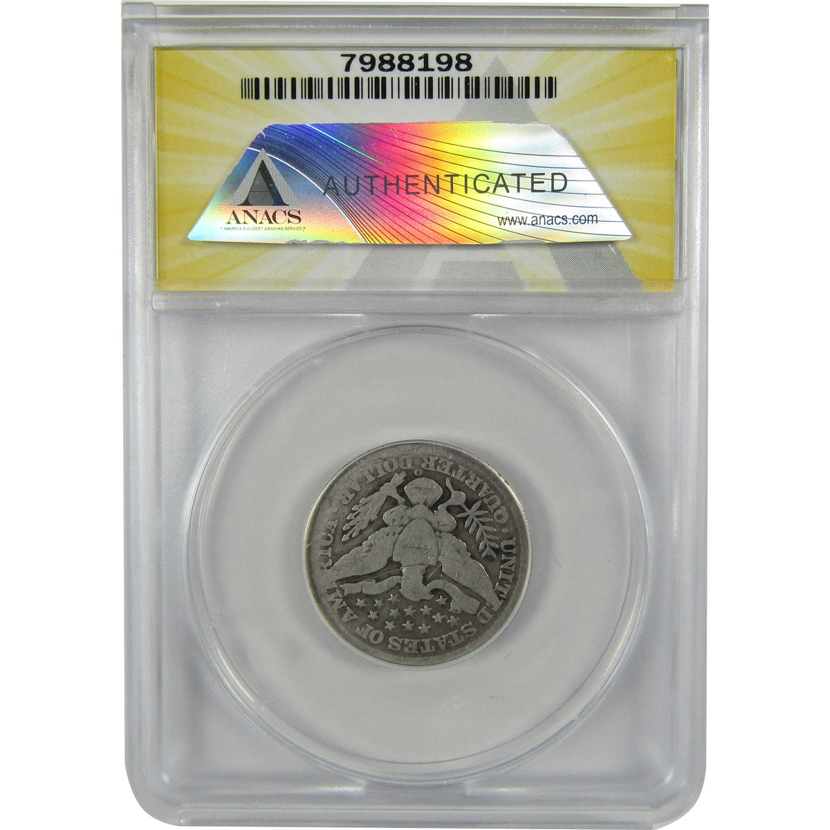 1897 O Barber Silver Quarter G 4 Details ANACS 25c Coin SKU:I28571