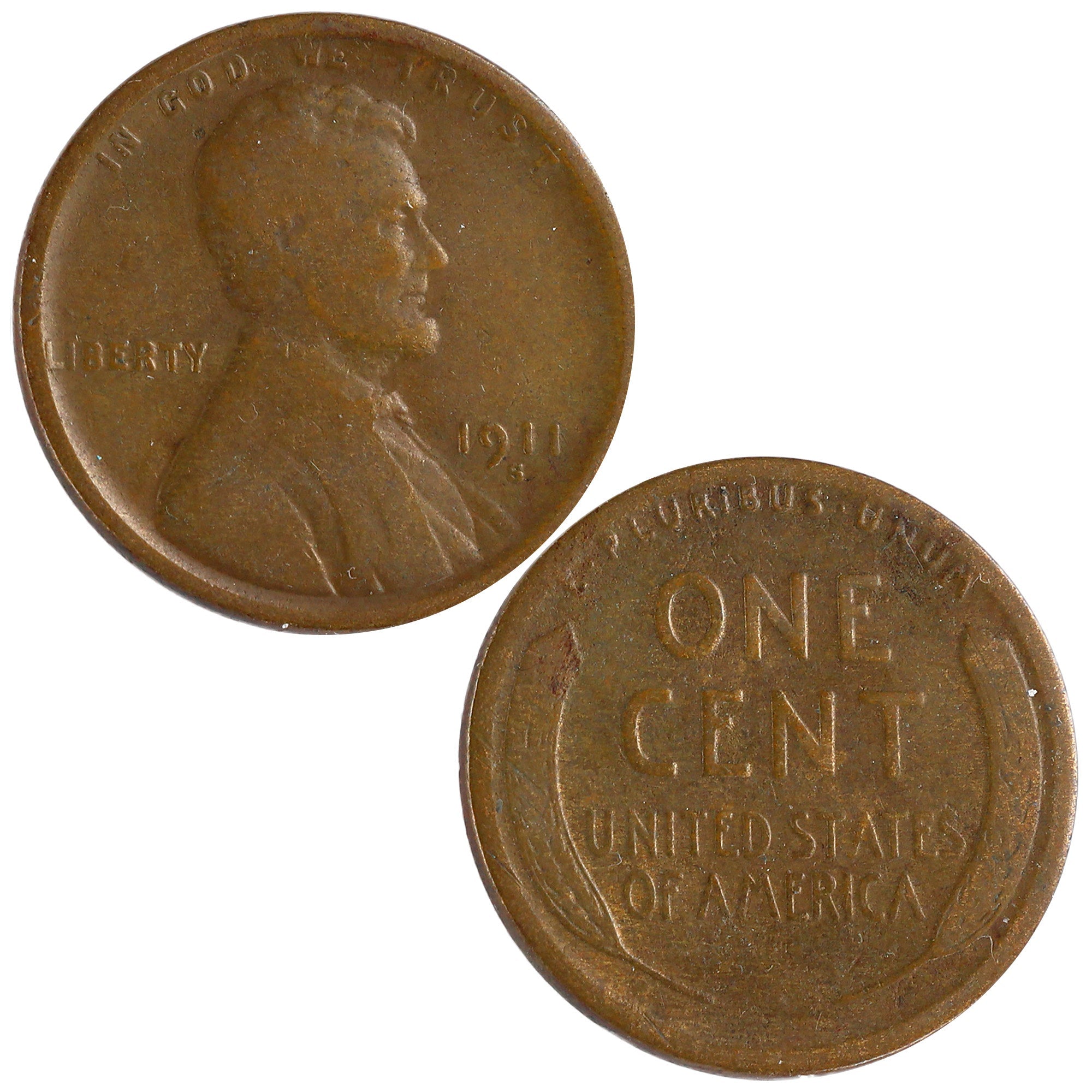 1911 S Lincoln Wheat Cent VG Very Good Penny 1c Coin SKU:I11984