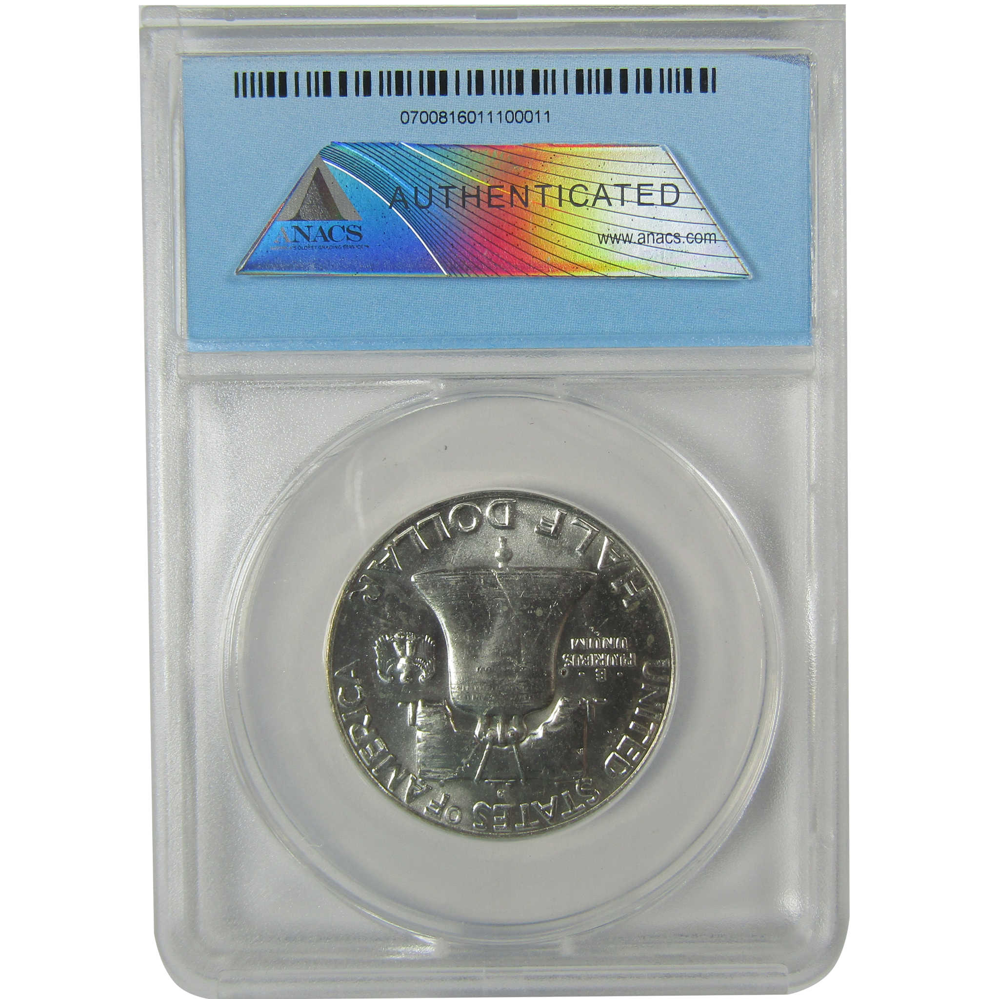 1962 D Franklin Half Dollar MS 60 ANACS Silver Uncirculated SKU:CP40