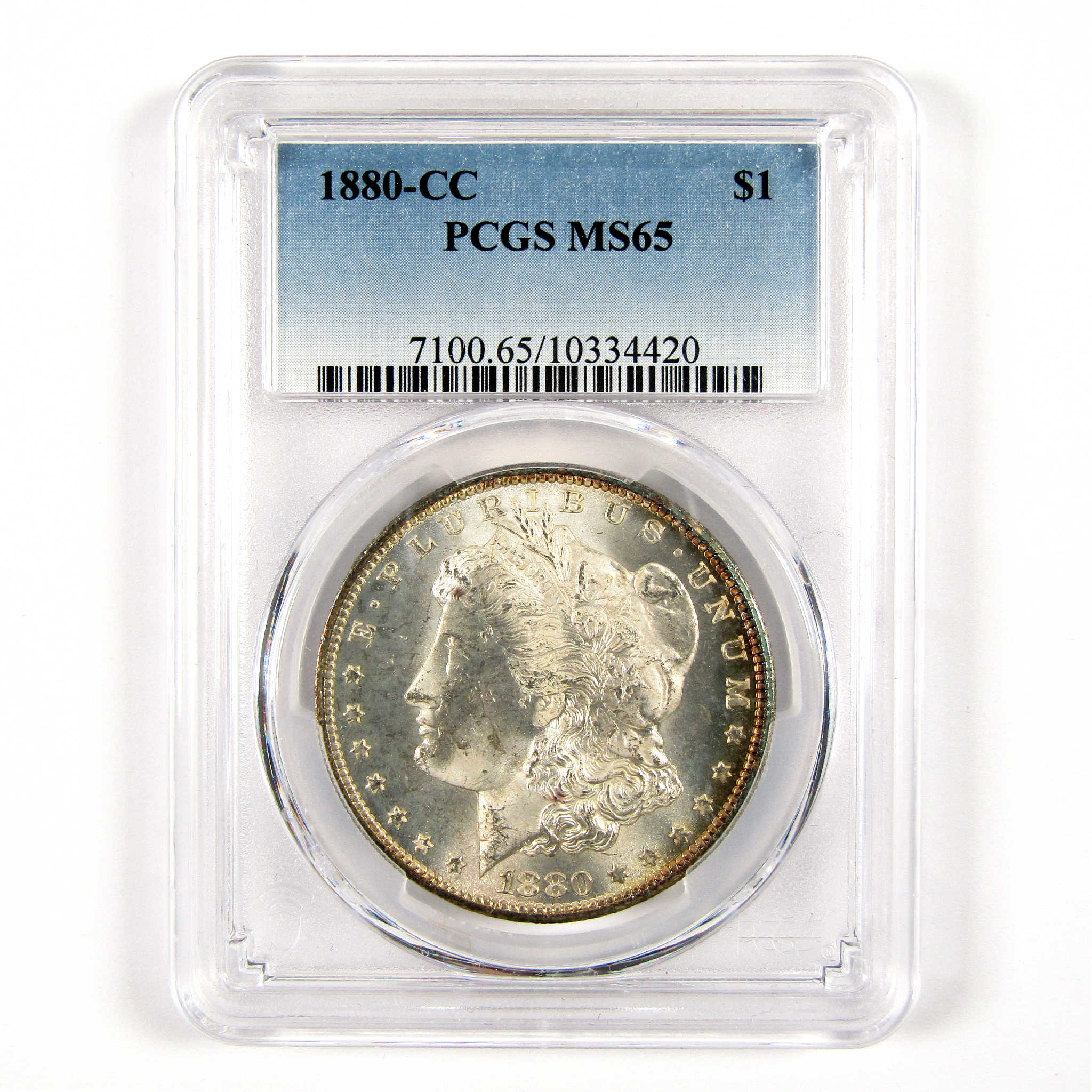 1880 CC Morgan Dollar MS 65 PCGS Silver $1 Uncirculated SKU:CPC6250 - Morgan coin - Morgan silver dollar - Morgan silver dollar for sale - Profile Coins &amp; Collectibles