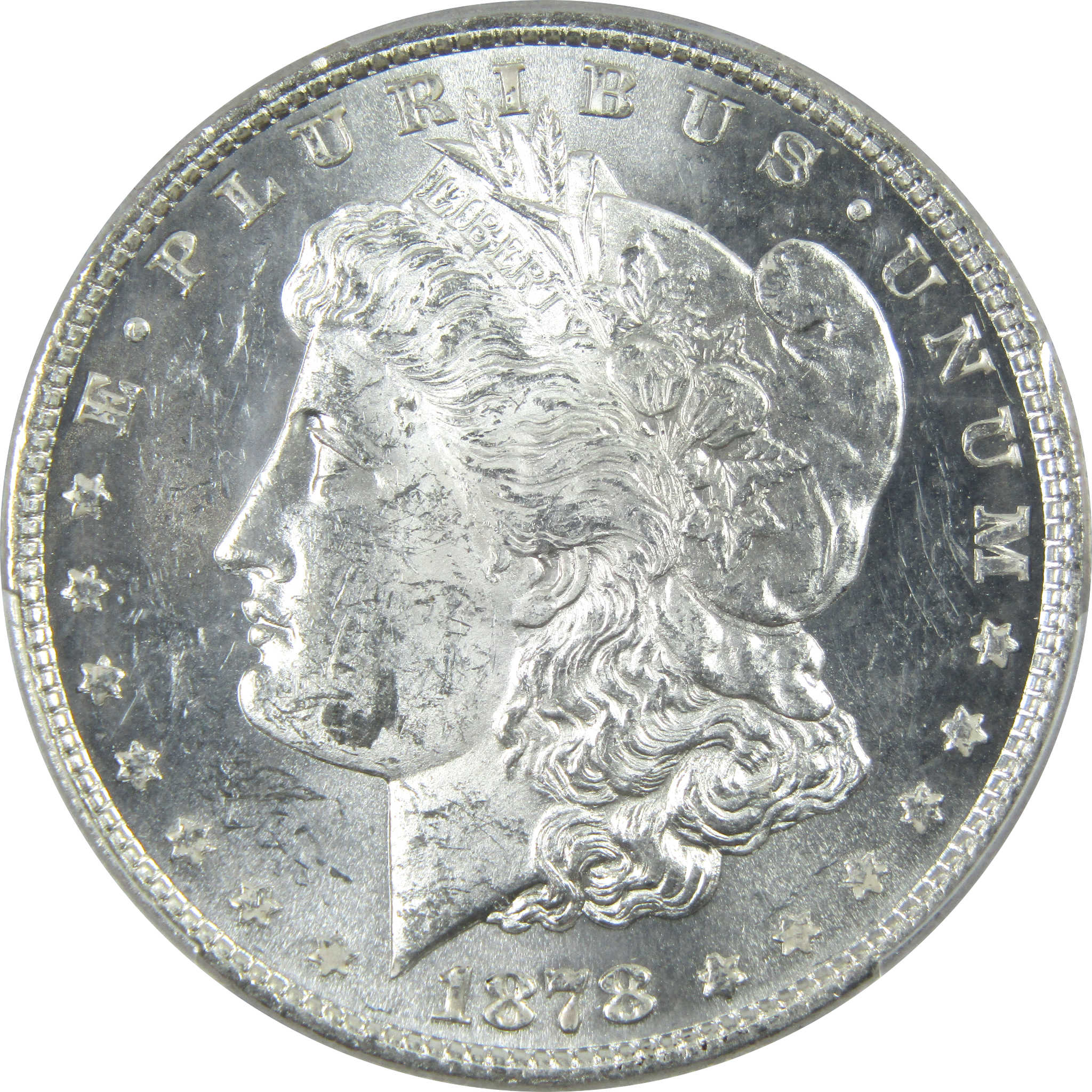 1878 8TF Morgan Dollar MS 62 PCGS Silver $1 Uncirculated SKU:I14844 - Morgan coin - Morgan silver dollar - Morgan silver dollar for sale - Profile Coins &amp; Collectibles