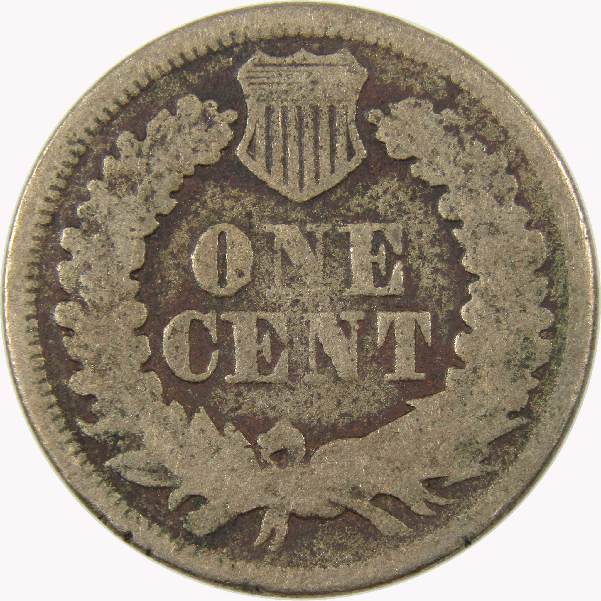 1863 Indian Head Cent AG About Good Penny 1c Coin SKU:CP1073