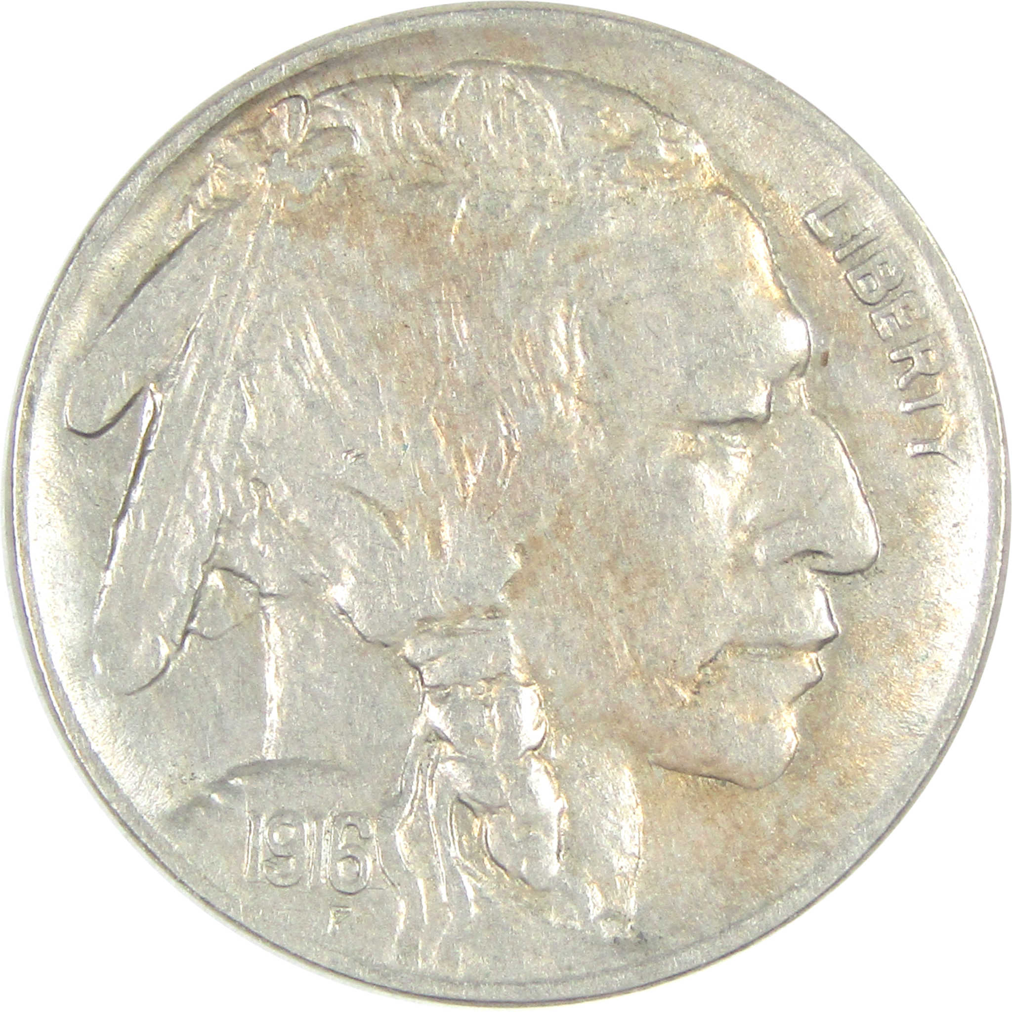 1916 Type 2 Indian Head Buffalo Nickel XF Extremely Fine SKU:CPC8637