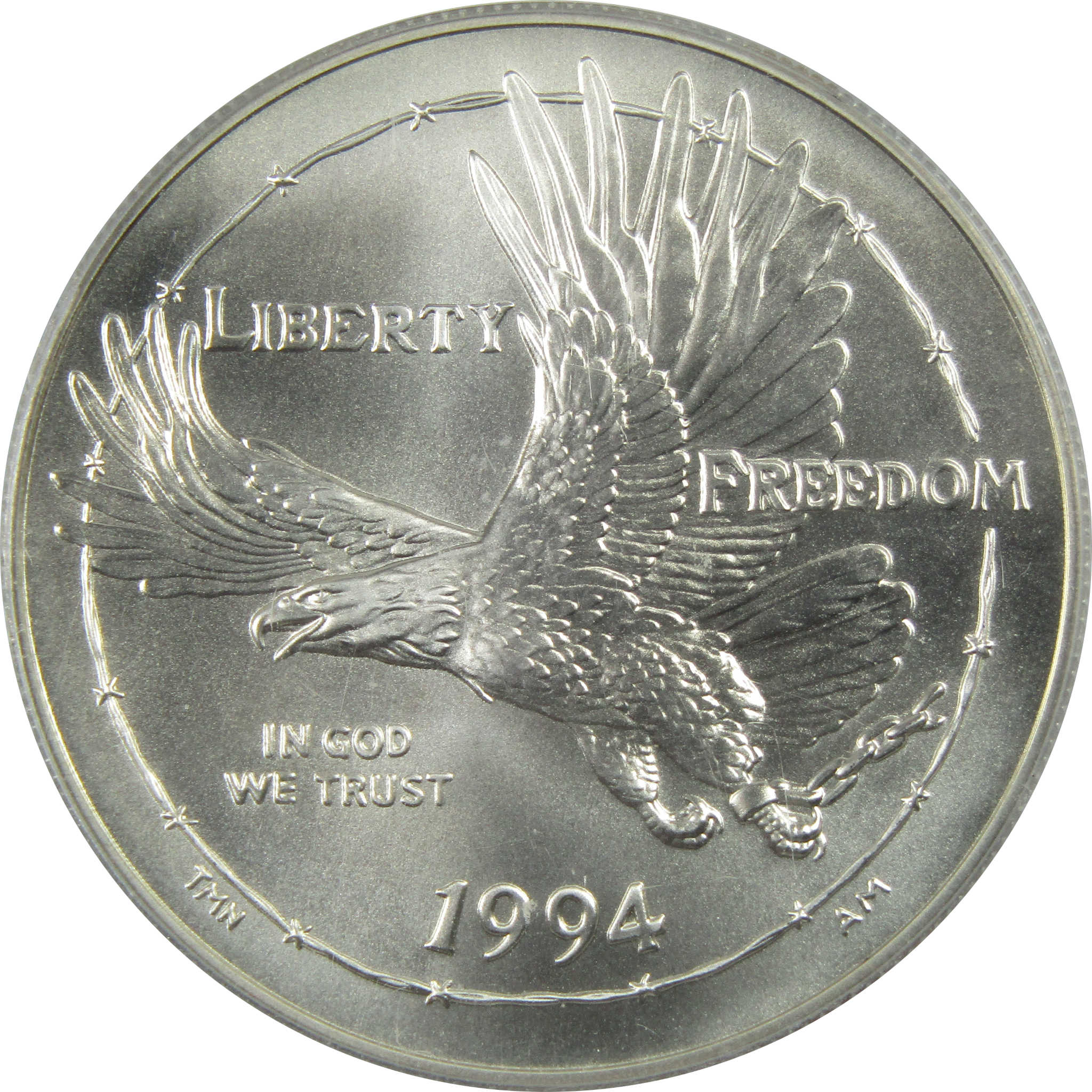 US Prisoner of War Commemorative 1994 W MS69 PCGS Silver $1 SKU:I11669