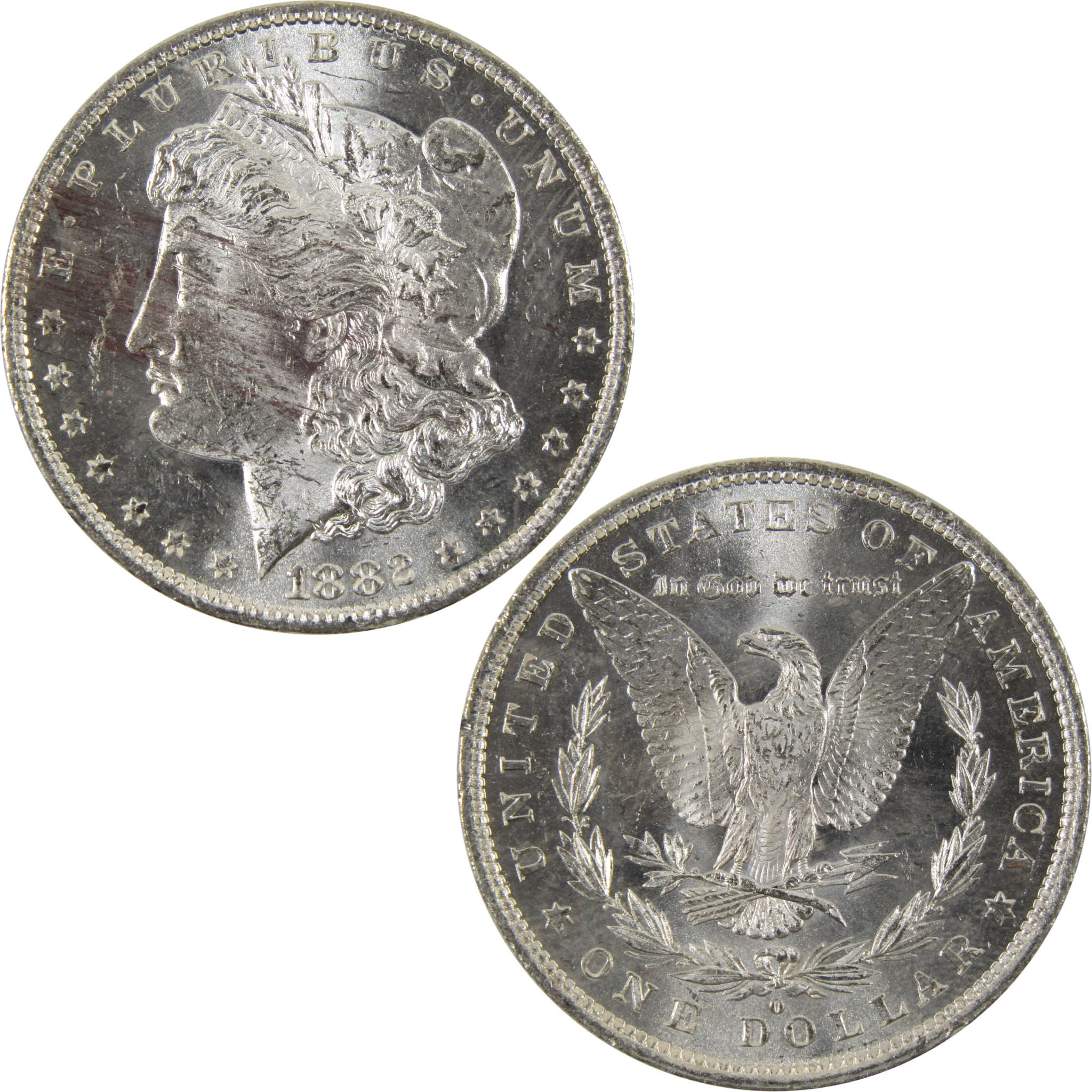 1882 O Morgan Dollar Unc Details 90% Silver $1 Bag Marks SKU:I8792 - Morgan coin - Morgan silver dollar - Morgan silver dollar for sale - Profile Coins &amp; Collectibles