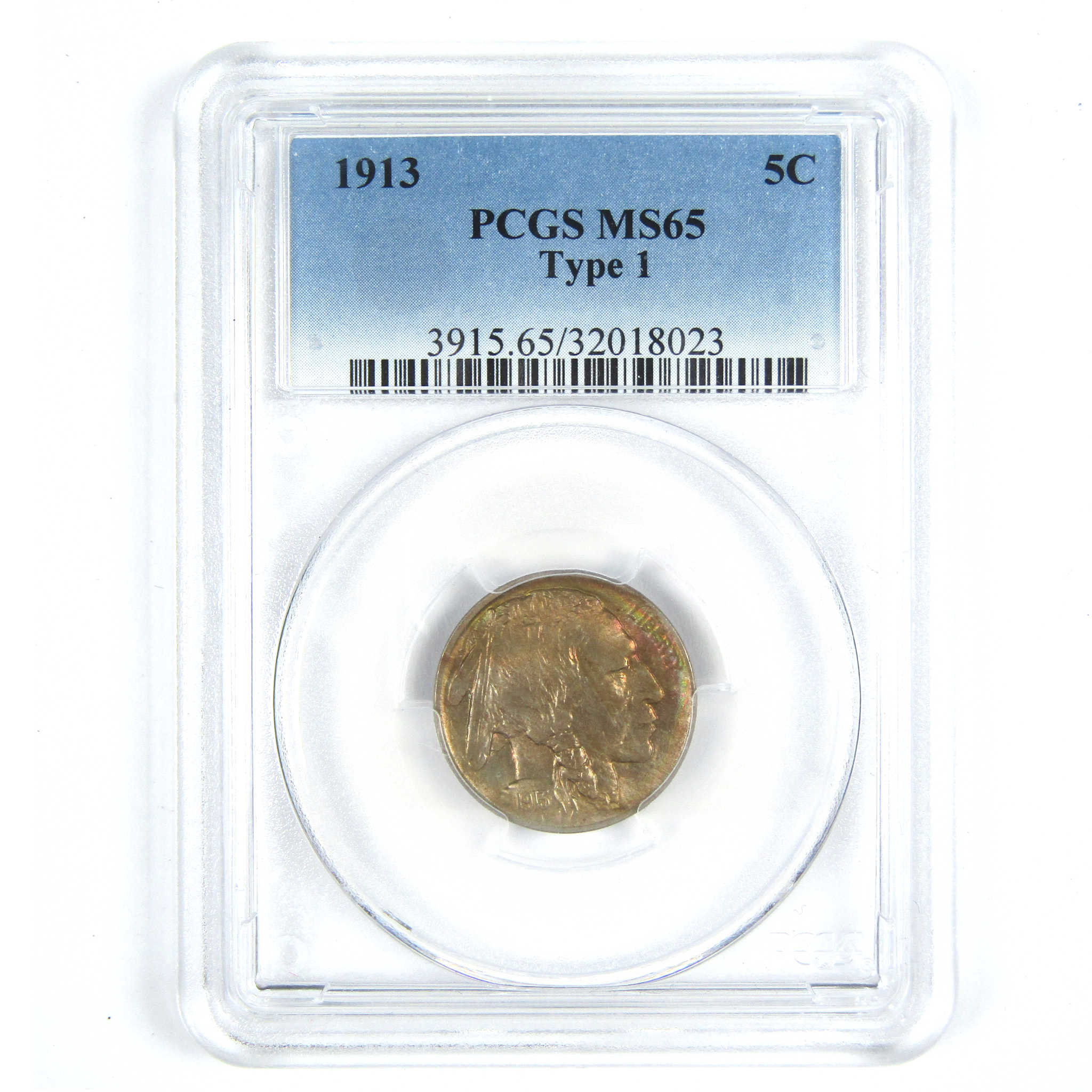 1913 Type 1 Indian Head Buffalo Nickel MS 65 PCGS 5c SKU:CPC8611