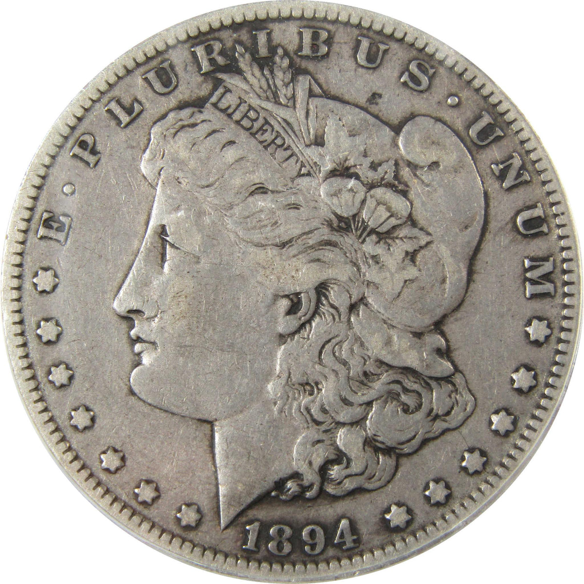 1894 Morgan Silver Dollar VF 30 Details ANACS $1 Coin SKU:I27990 - Morgan coin - Morgan silver dollar - Morgan silver dollar for sale - Profile Coins &amp; Collectibles