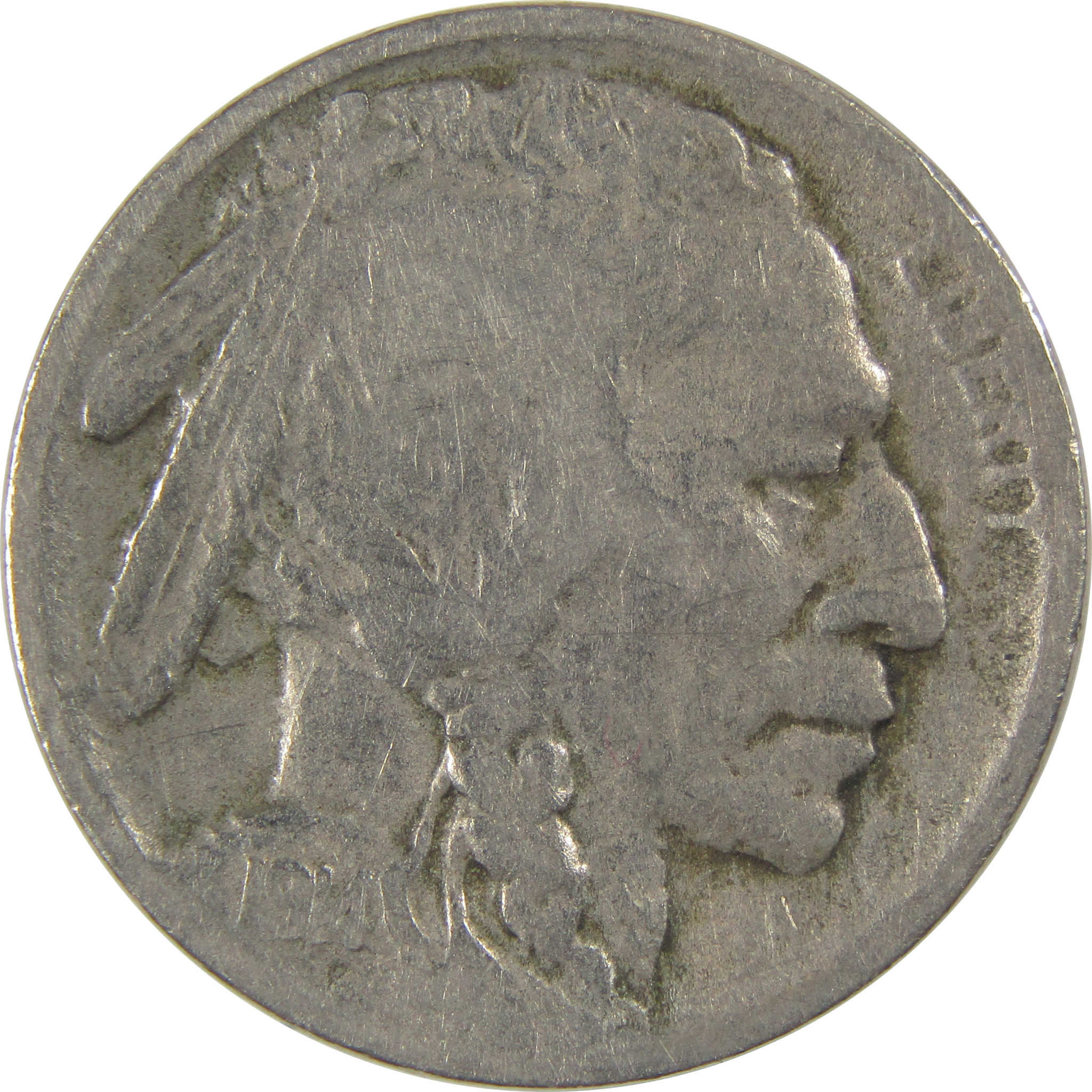 1914 S Indian Head Buffalo Nickel VG Very Good 5c Coin SKU:I23731