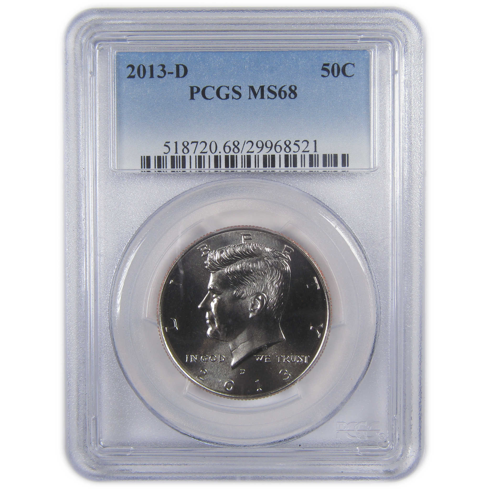 2013 D Kennedy Half Dollar MS 68 PCGS Clad Uncirculated SKU:CPC9745