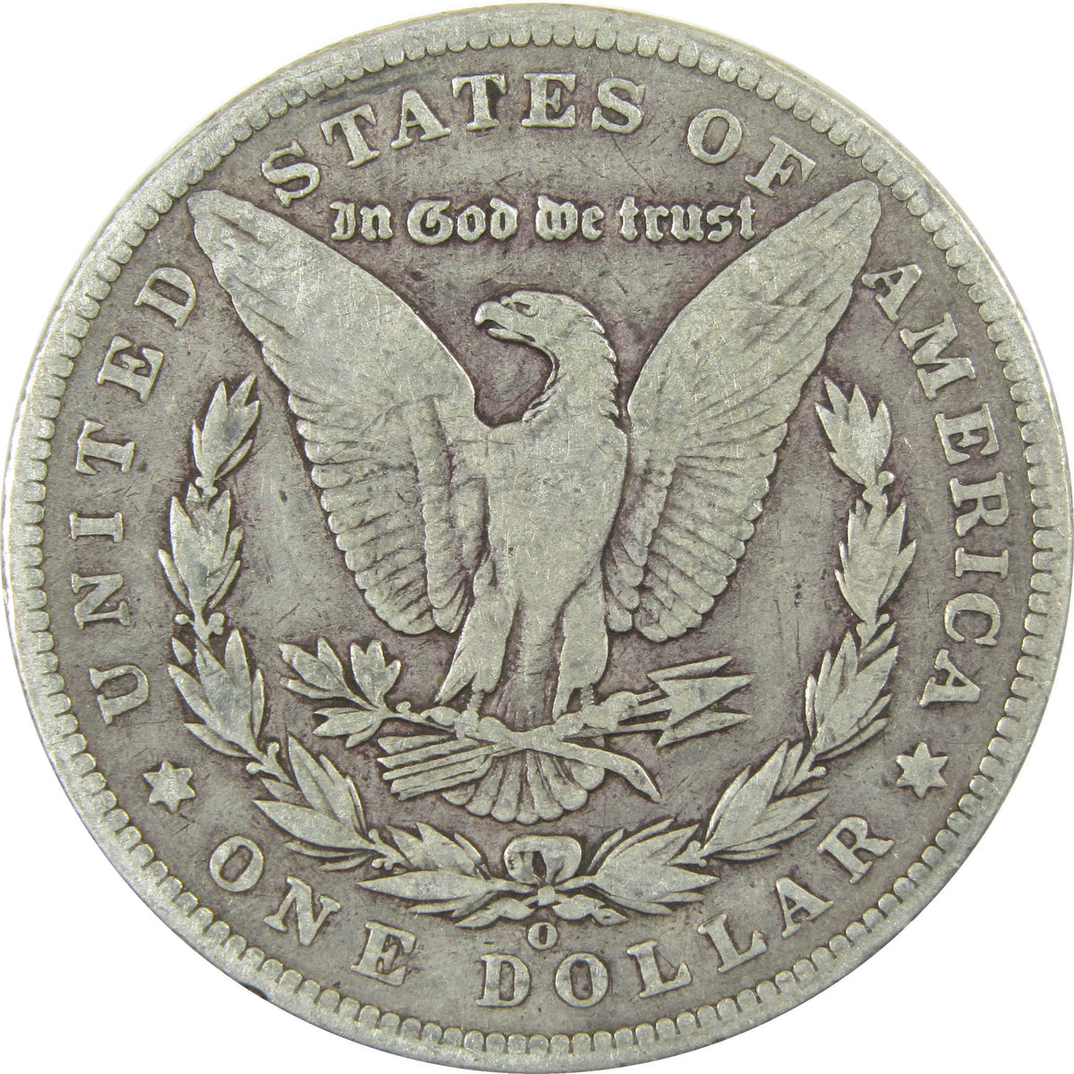 1896 O Morgan Silver Dollar F Fine $1 Coin Collectible SKU:I28612