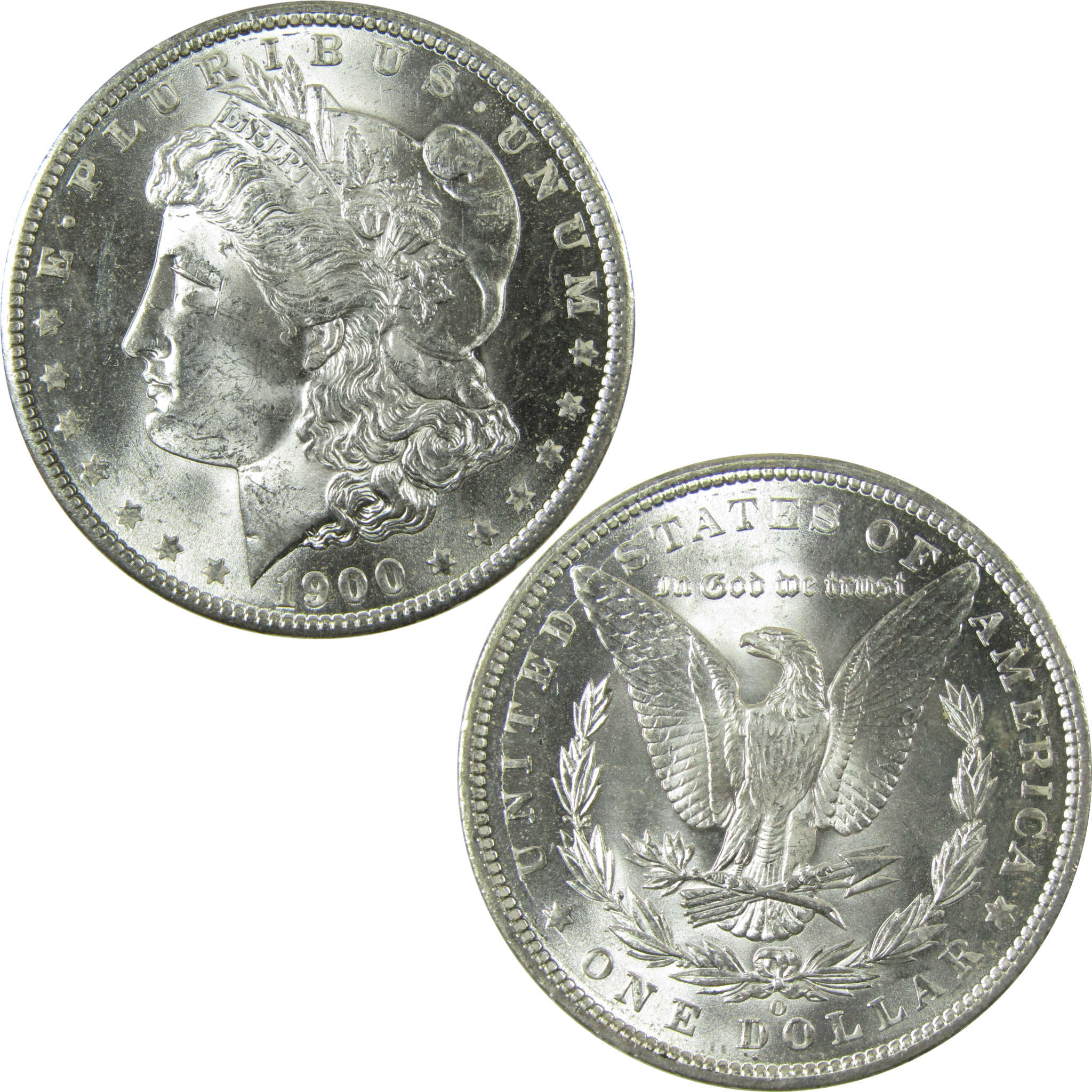 1900 O Morgan Silver Dollar Uncirculated Mint State $1 Coin SKU:I28367