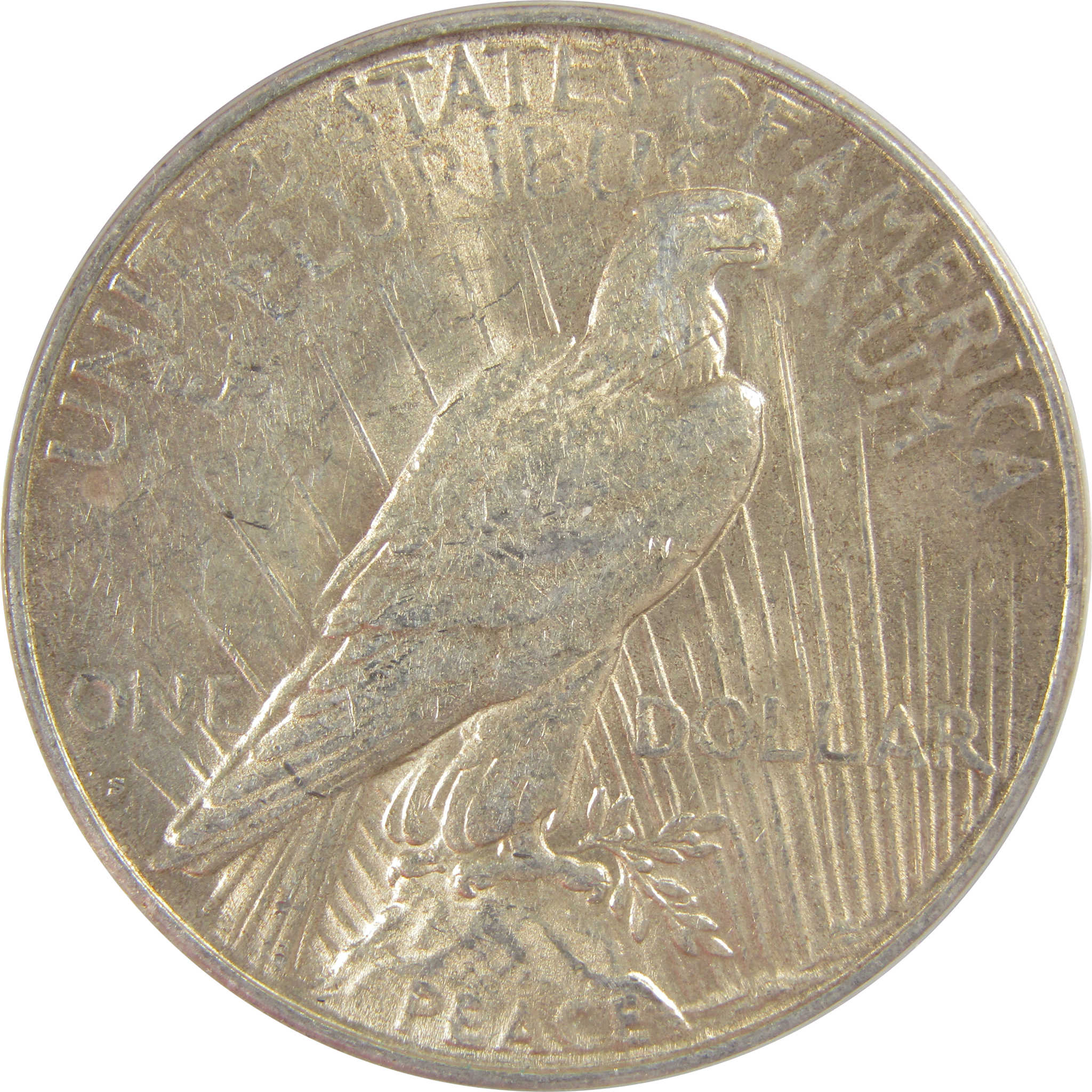 1926 S Peace Dollar AU 58 ANACS Silver $1 Coin SKU:I20939