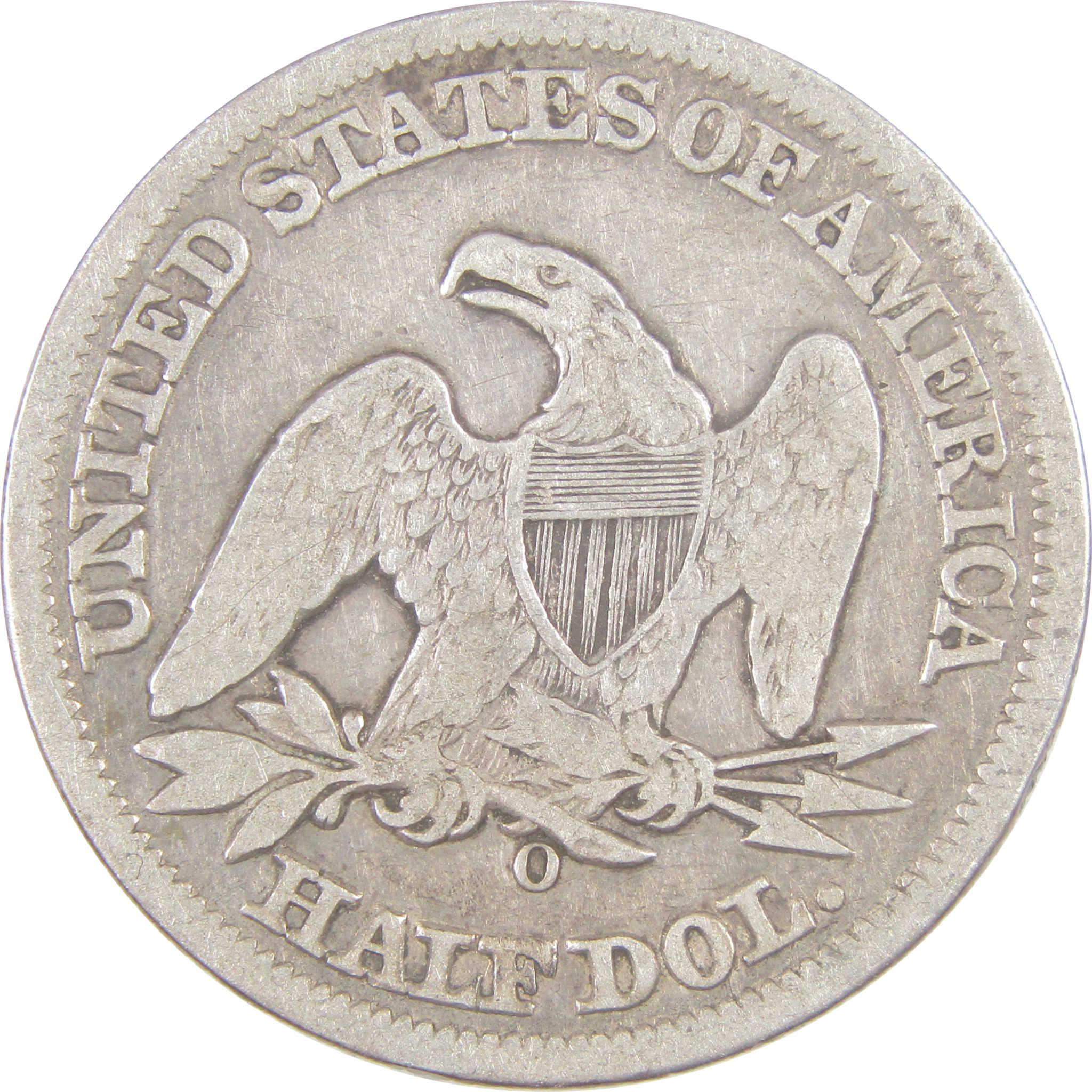 1859 O Seated Liberty Half Dollar G Good Silver 50c Coin SKU:I17130