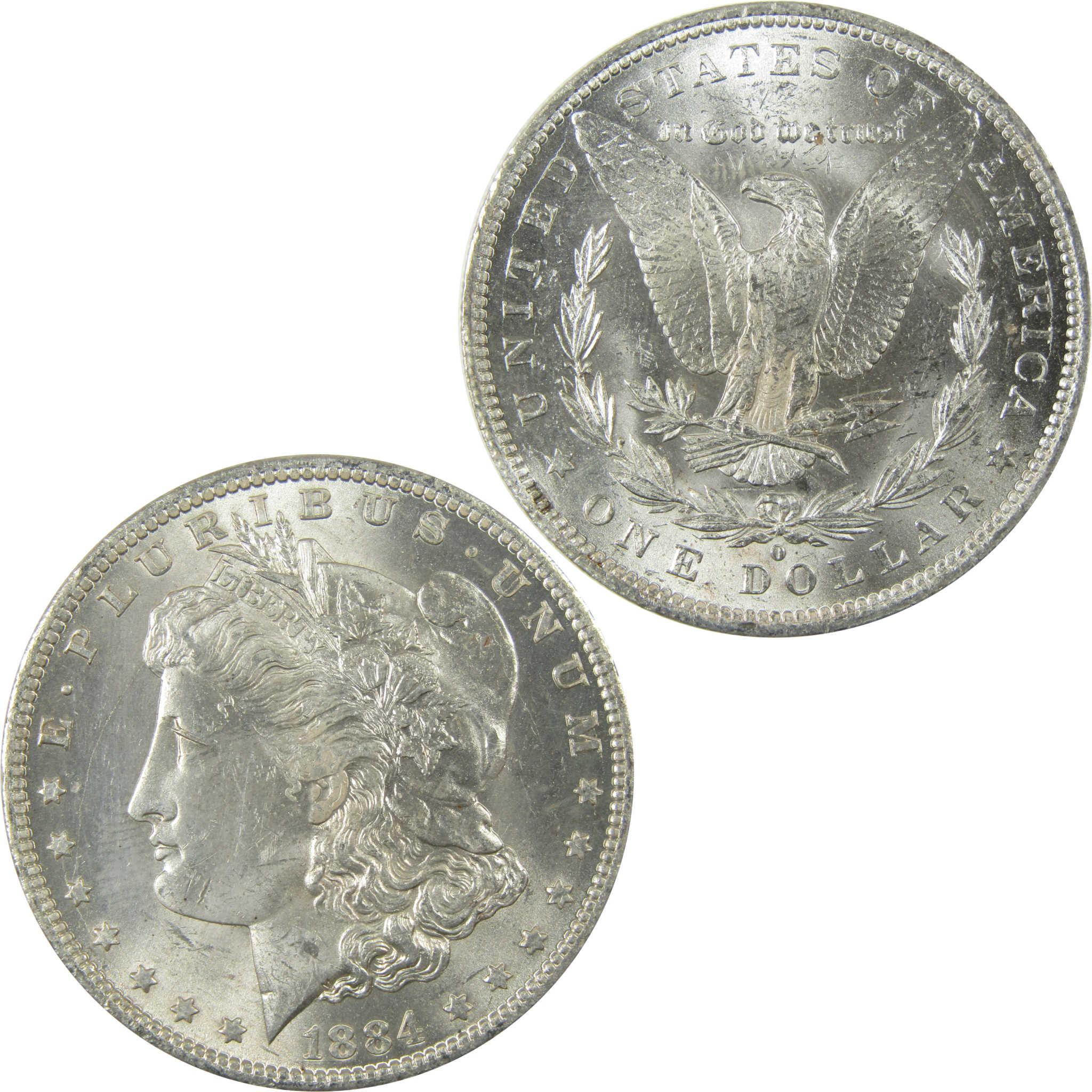 1884 O Morgan Silver Dollar Uncirculated Mint State $1 Coin SKU:I24512 - Morgan coin - Morgan silver dollar - Morgan silver dollar for sale - Profile Coins &amp; Collectibles