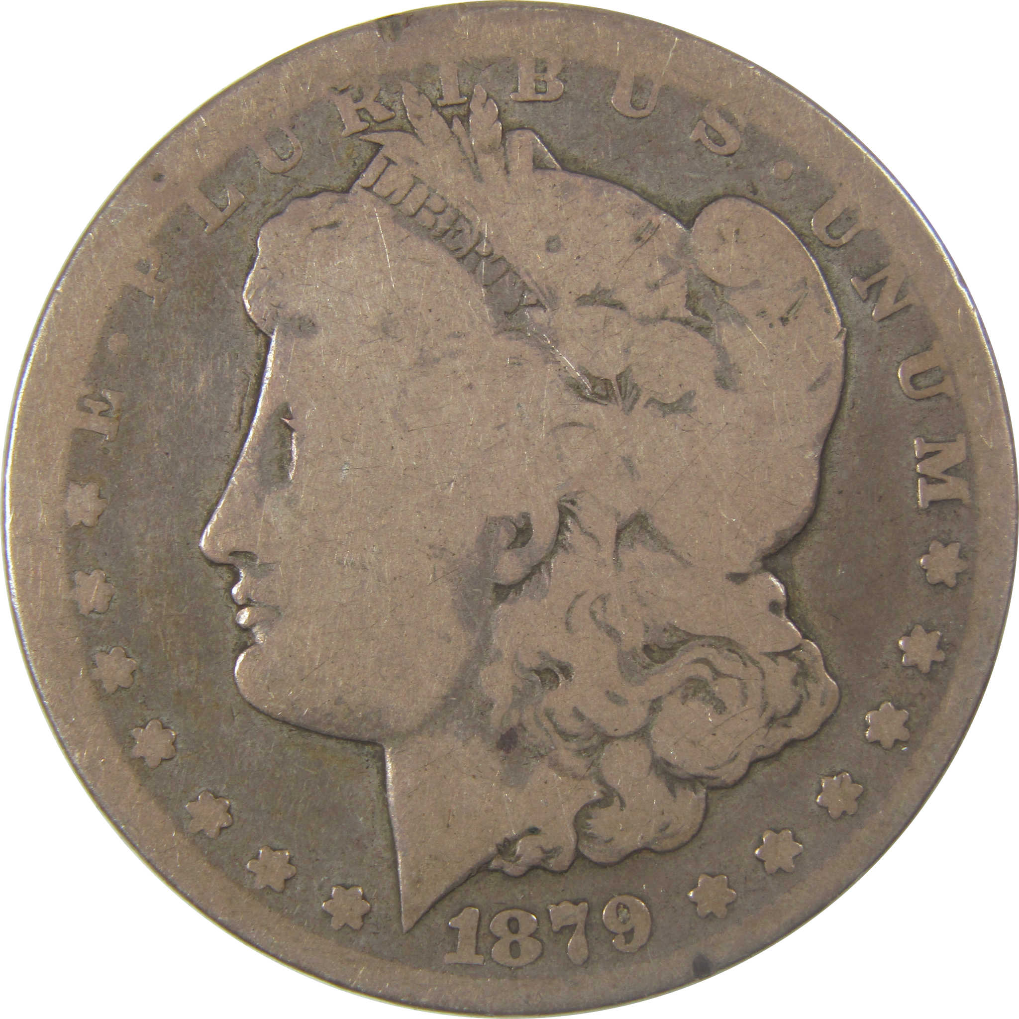 1879 CC Morgan Silver Dollar G Good $1 Coin SKU:I24605 - Morgan coin - Morgan silver dollar - Morgan silver dollar for sale - Profile Coins &amp; Collectibles
