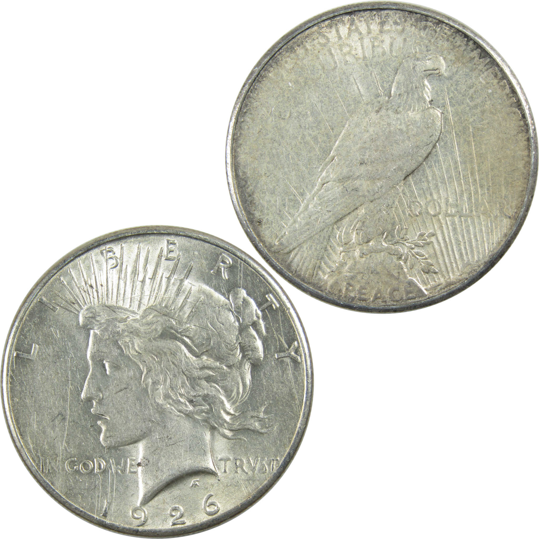 1926 S Peace Dollar AU About Uncirculated Silver $1 Coin SKU:I12835