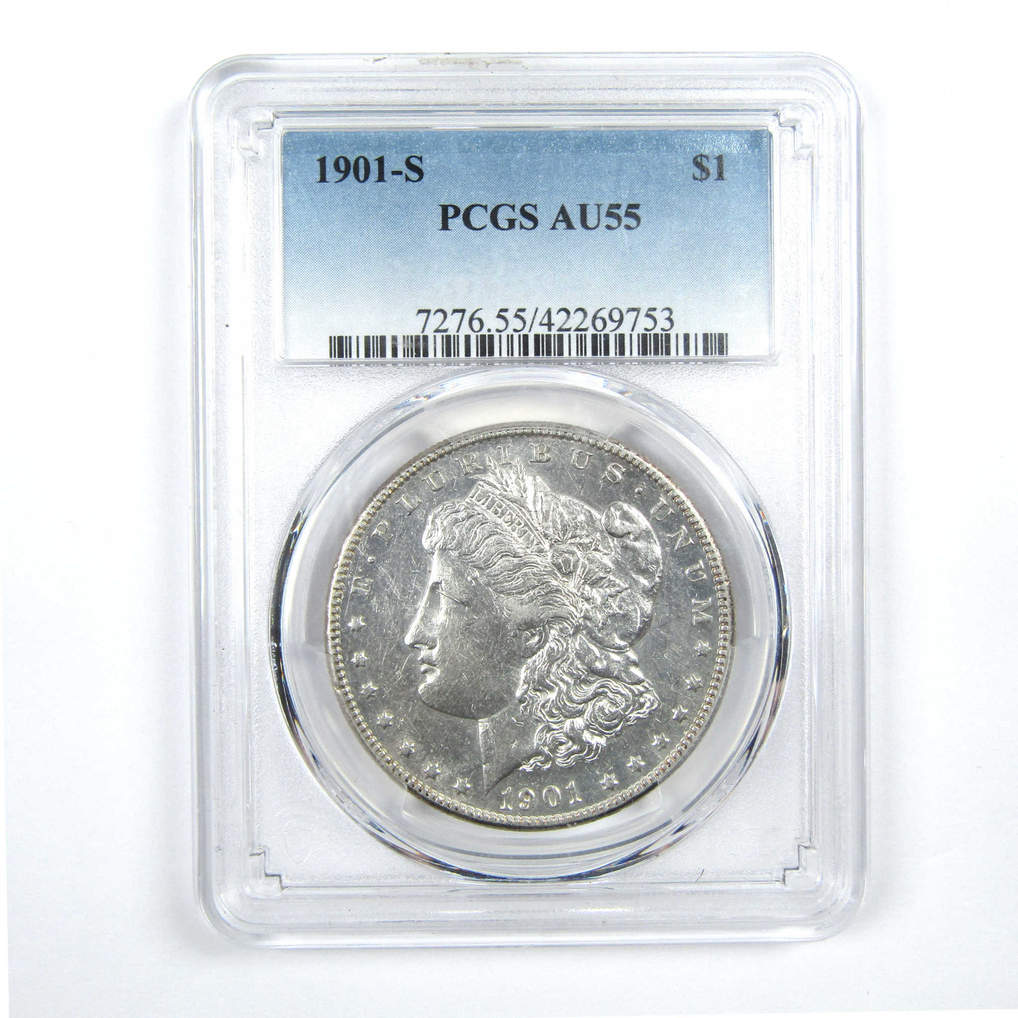 1901 S Morgan Dollar AU 55 PCGS Silver $1 Coin SKU:I14271 - Morgan coin - Morgan silver dollar - Morgan silver dollar for sale - Profile Coins &amp; Collectibles