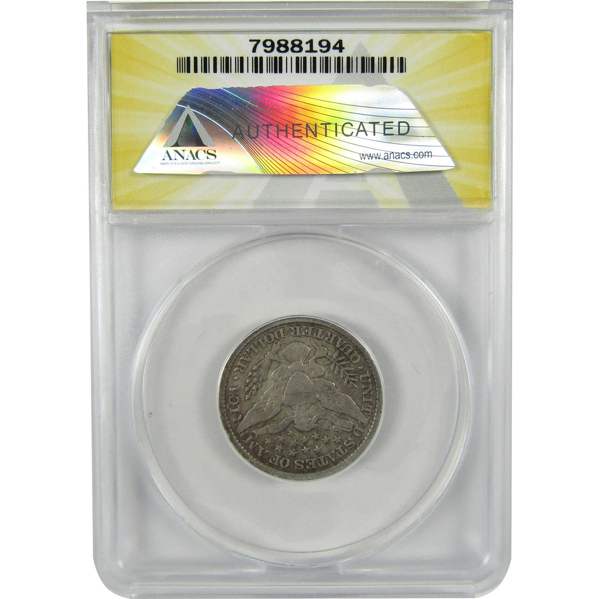 1895 S Barber Silver Quarter VG 8 Details ANACS 25c Coin SKU:I28550