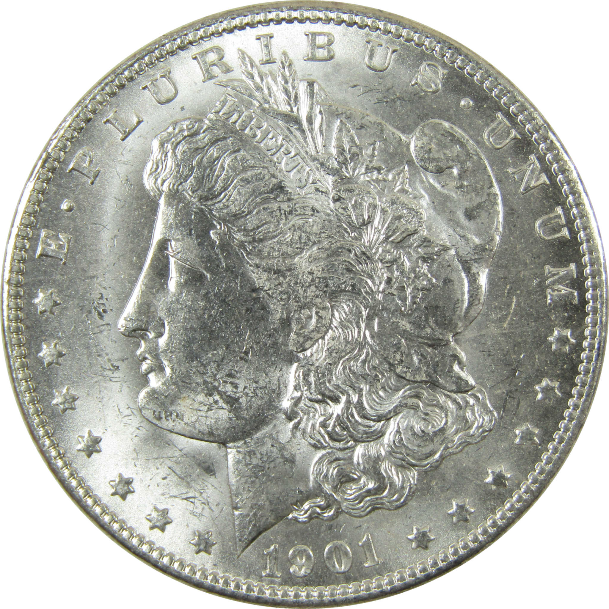 1901 O Morgan Silver Dollar CH AU Choice About Uncirculated SKU:I28378