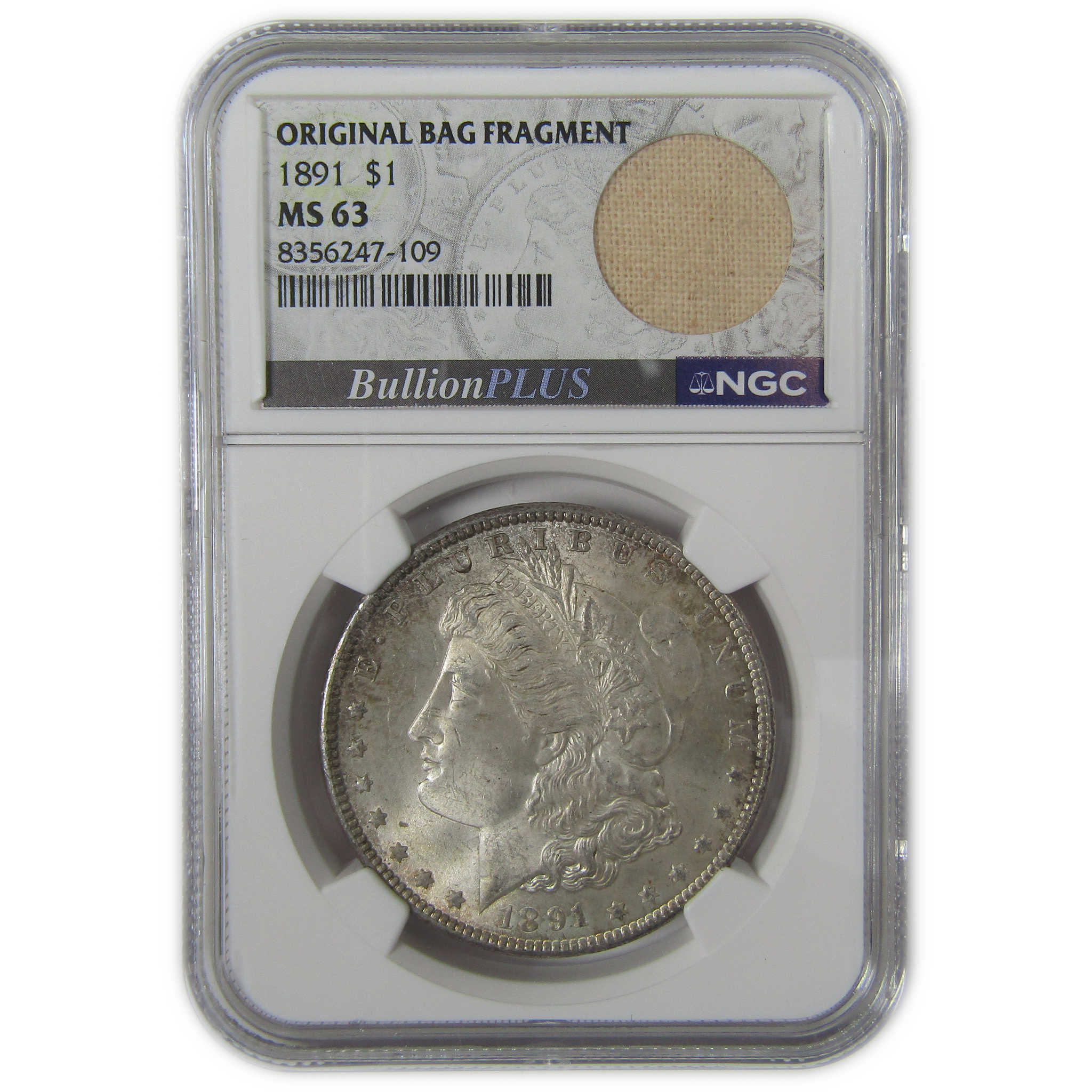 1891 Morgan Dollar MS 63 NGC Silver Original Bag Fragment SKU:I23590 - Morgan coin - Morgan silver dollar - Morgan silver dollar for sale - Profile Coins &amp; Collectibles
