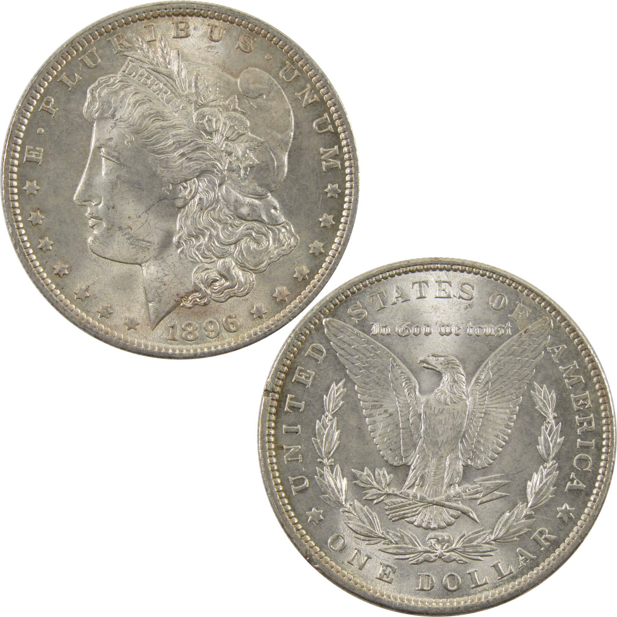 1896 Morgan Dollar BU Uncirculated 0.9 Silver $1 Coin SKU:I10284 - Morgan coin - Morgan silver dollar - Morgan silver dollar for sale - Profile Coins &amp; Collectibles