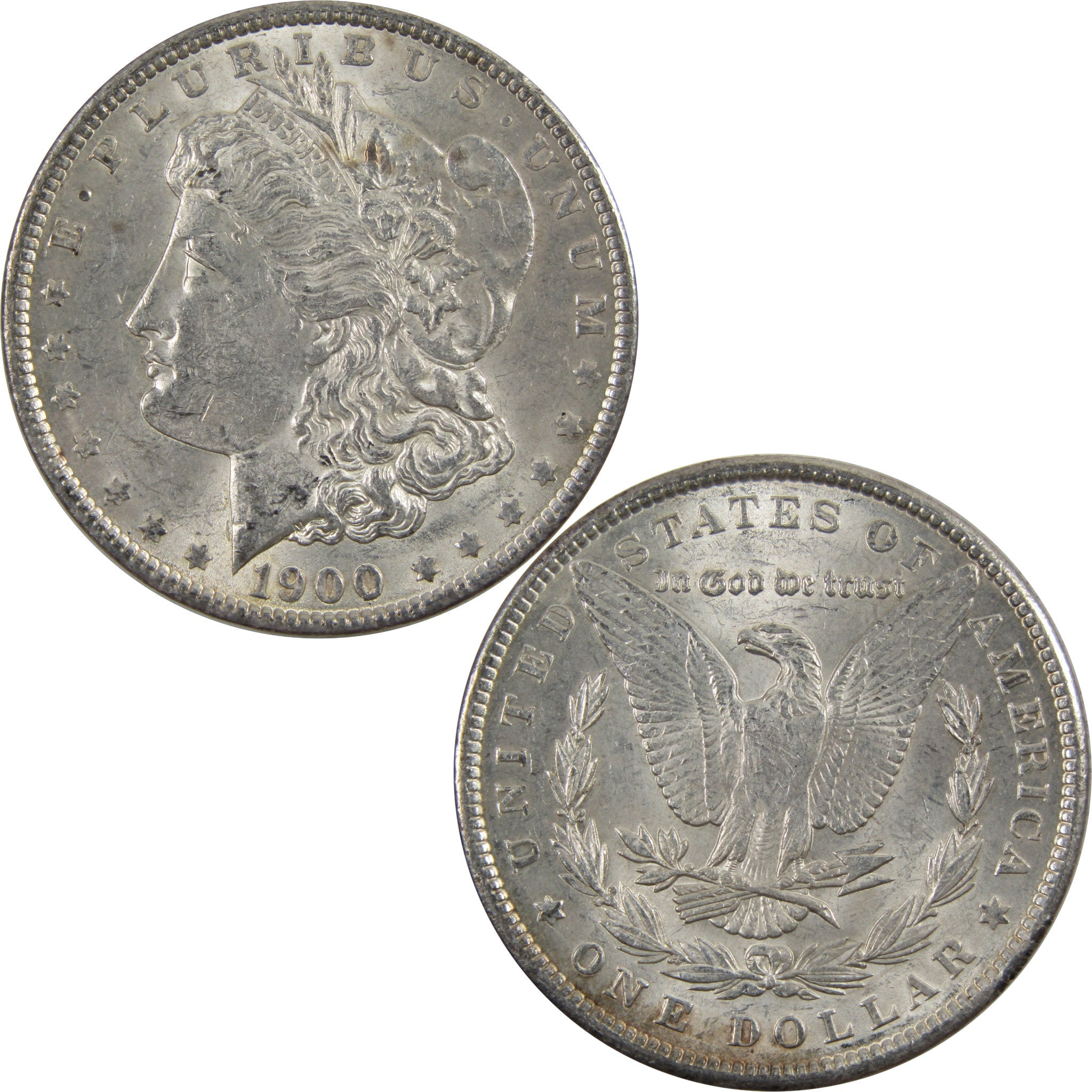 1900 Morgan Dollar AU About Uncirculated 90% Silver $1 Coin SKU:I5510 - Morgan coin - Morgan silver dollar - Morgan silver dollar for sale - Profile Coins &amp; Collectibles
