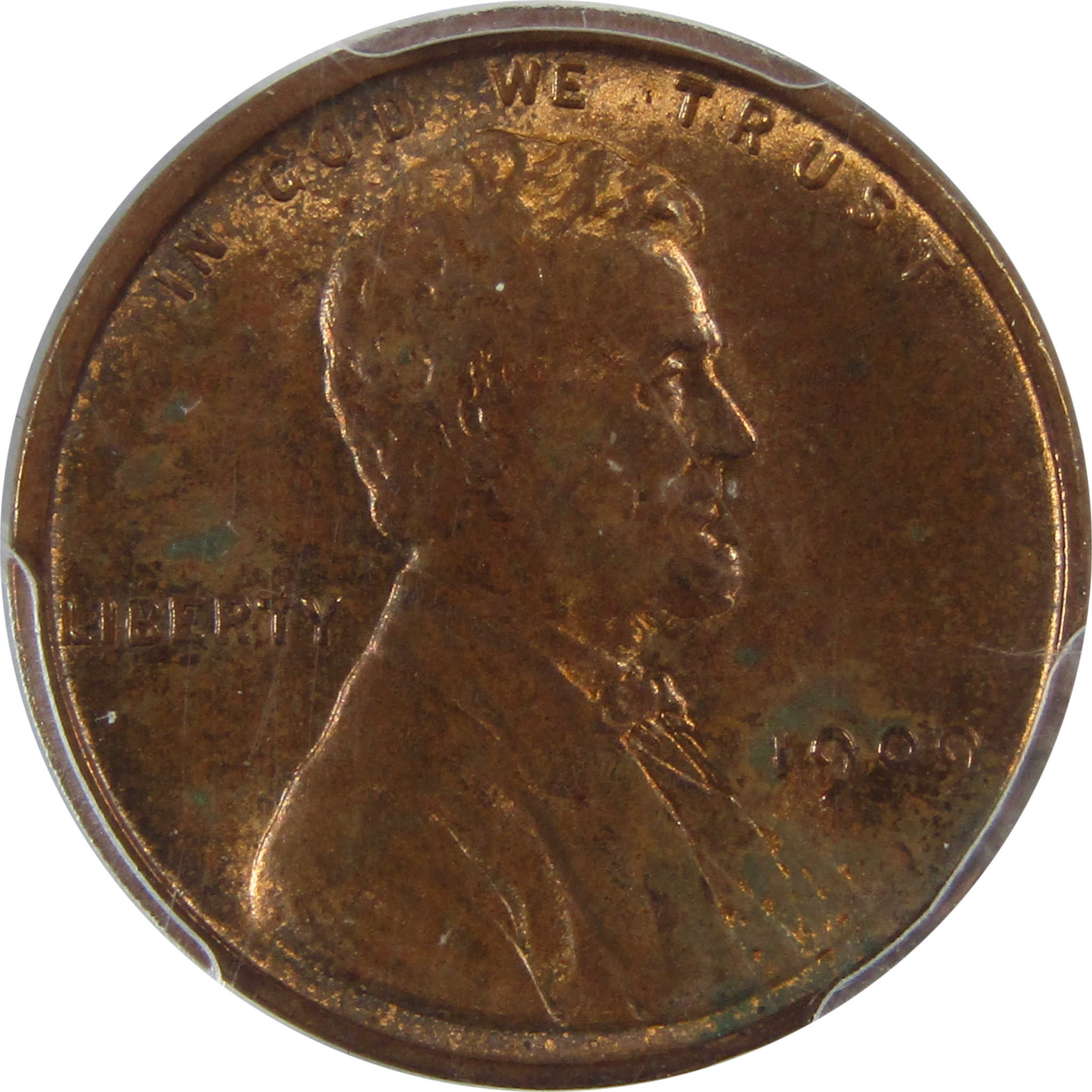 1909 VDB Lincoln Wheat Cent Genuine PCGS Penny 1c Coin SKU:CP358