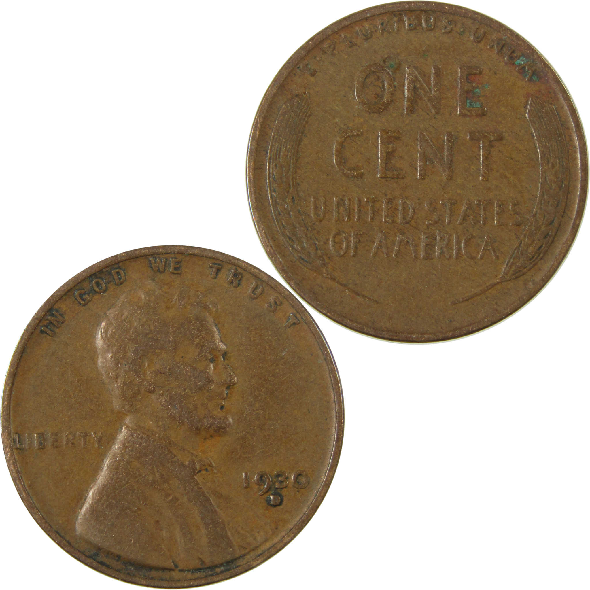 1930 D Lincoln Wheat Cent VF Very Fine Penny 1c Coin SKU:I27143