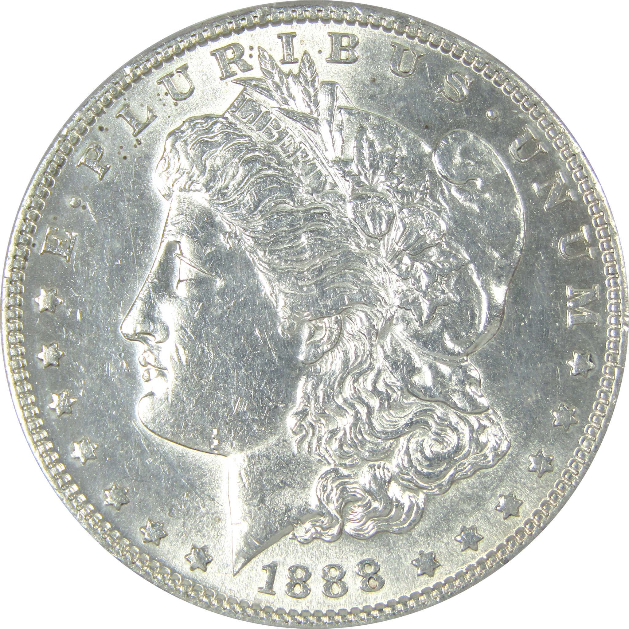 1888 S Morgan Dollar MS 60 Details ANACS Silver $1 Coin SKU:I16199 - Morgan coin - Morgan silver dollar - Morgan silver dollar for sale - Profile Coins &amp; Collectibles