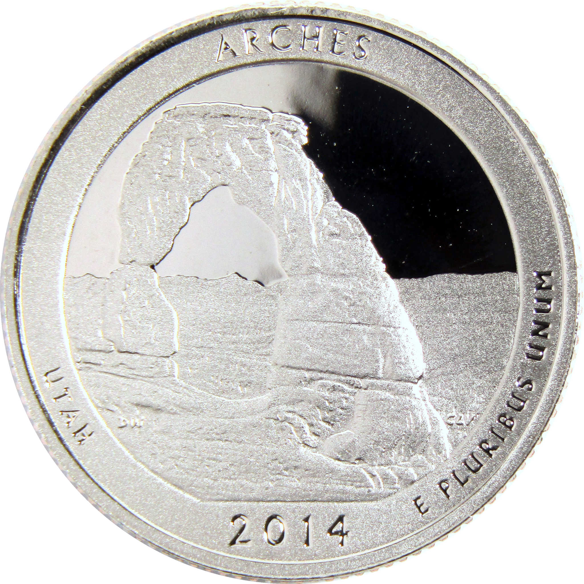 2014 S Arches National Park Quarter Clad 25c Proof Coin