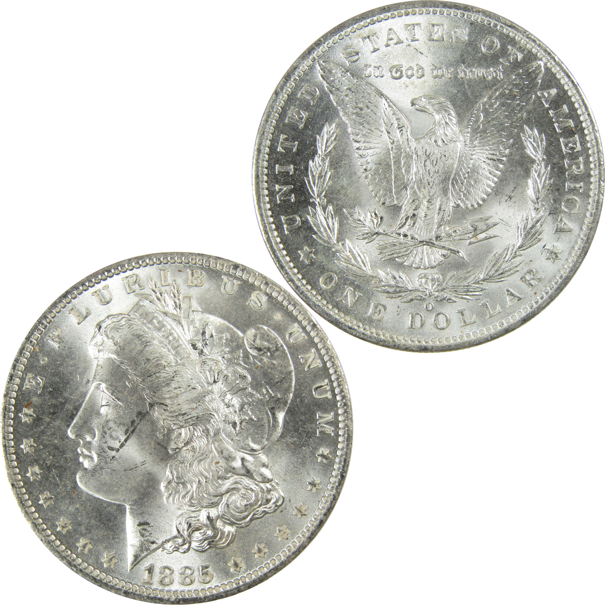 1885 O Morgan Silver Dollar Uncirculated Mint State $1 Coin SKU:I27465