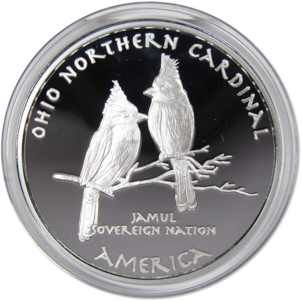 2019 Native American Jamul Wyandot Ohio Northern Cardinal 1 oz Silver